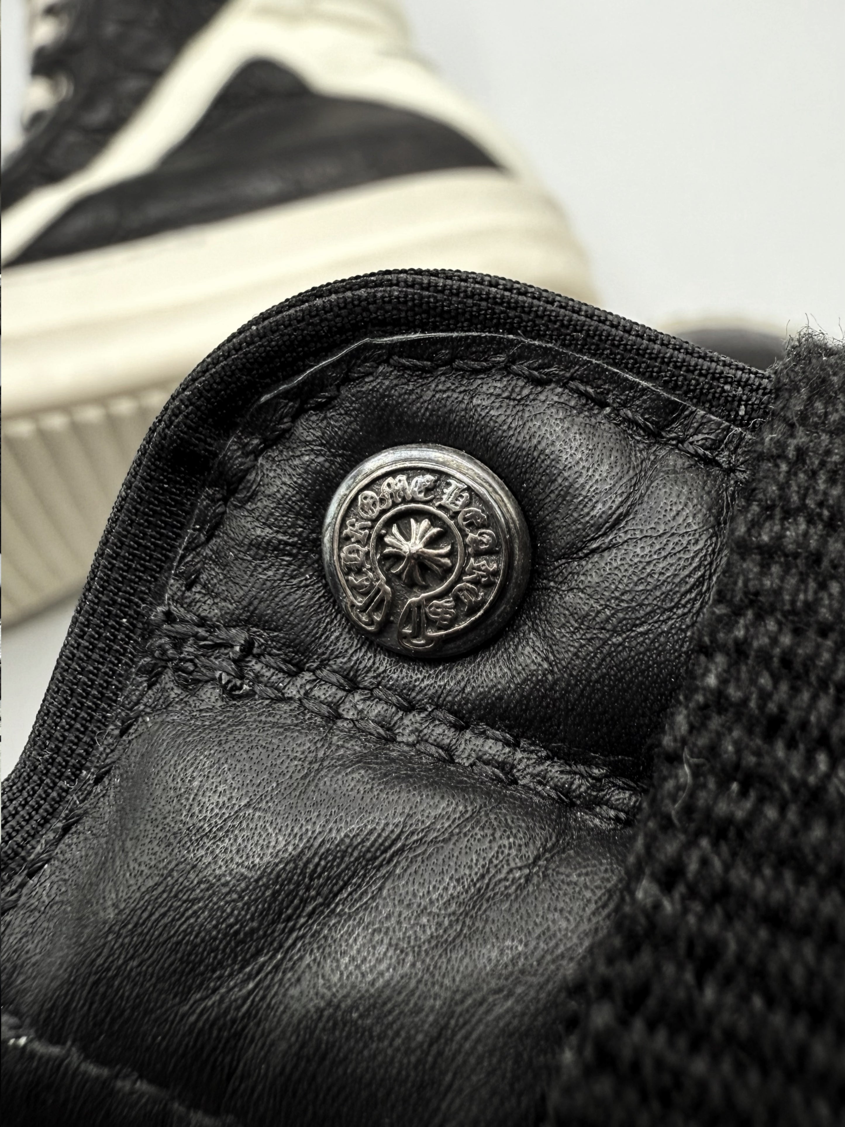 Chrome Hearts x Rick Owens 1/1 Crocodile Leather Geobasket Sneakersi