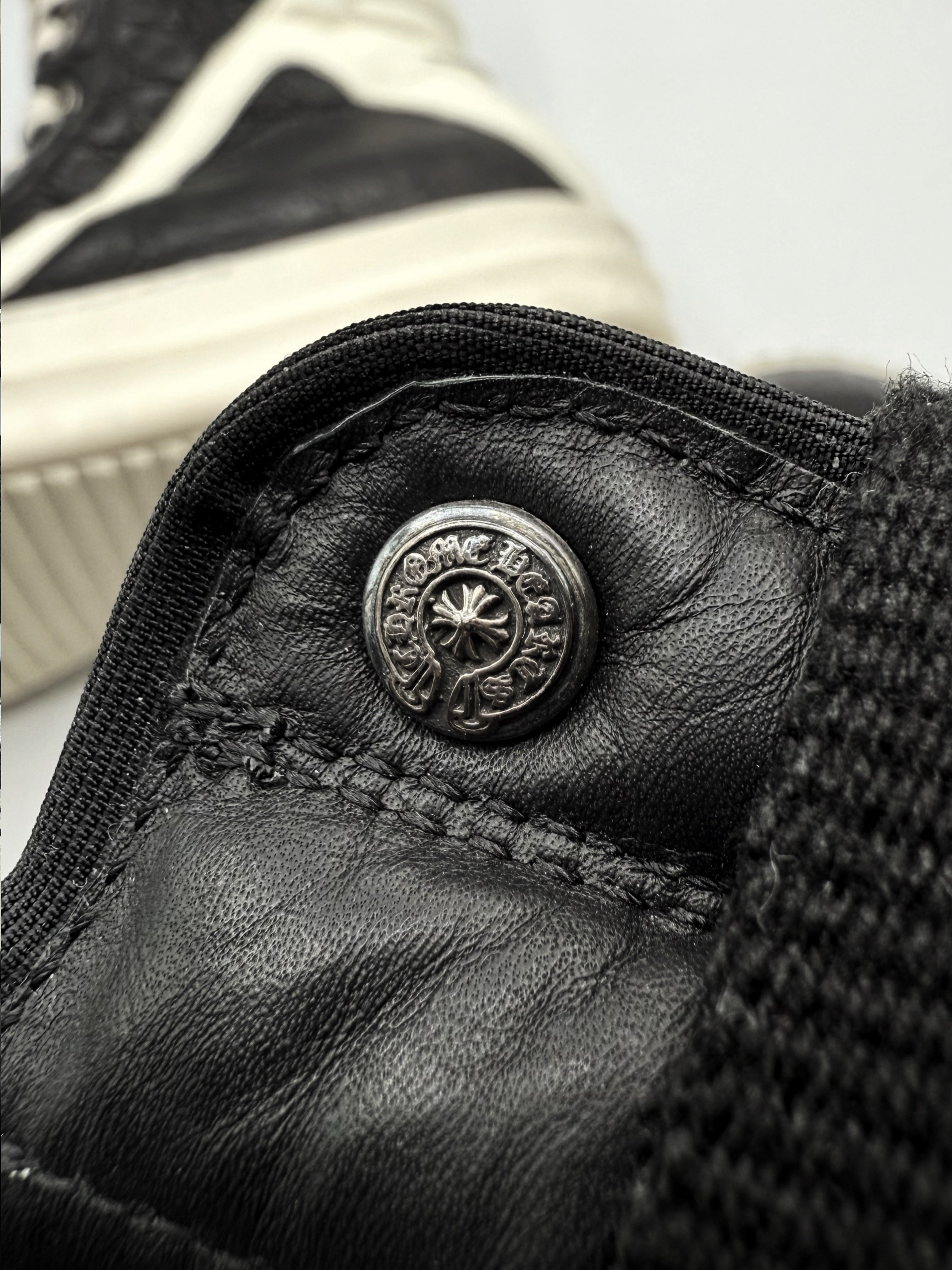 Chrome Hearts x Rick Owens 1/1 Crocodile Leather Geobasket Sneakersi