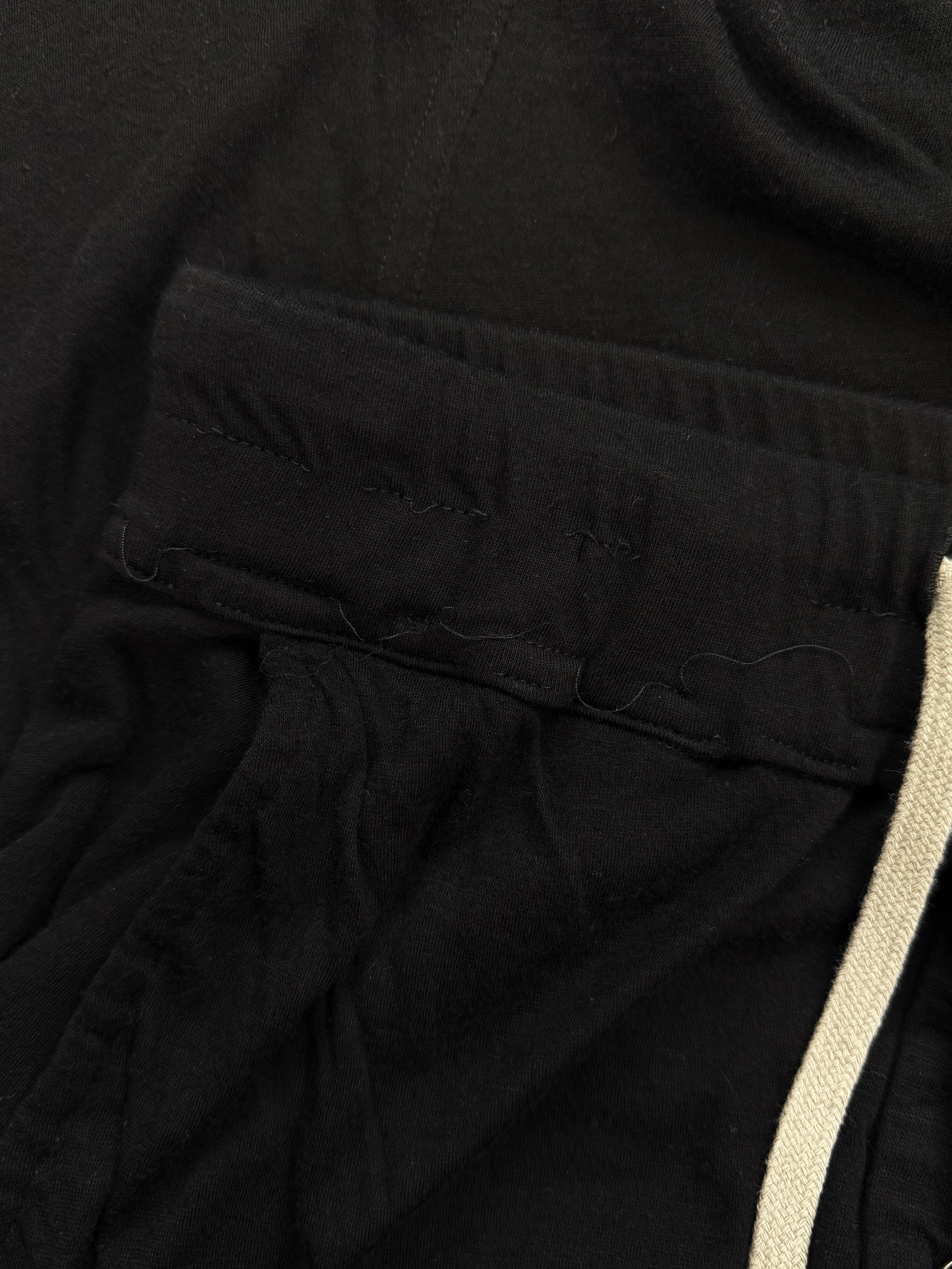 Rick Owens Lilies Light Weight Black Elasticated Shorts