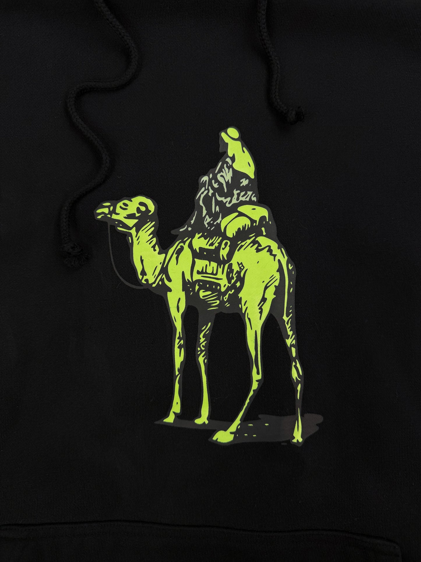 AW20 Vetements ‘Silk Road’ Embroidered Black Oversized Hoodie
