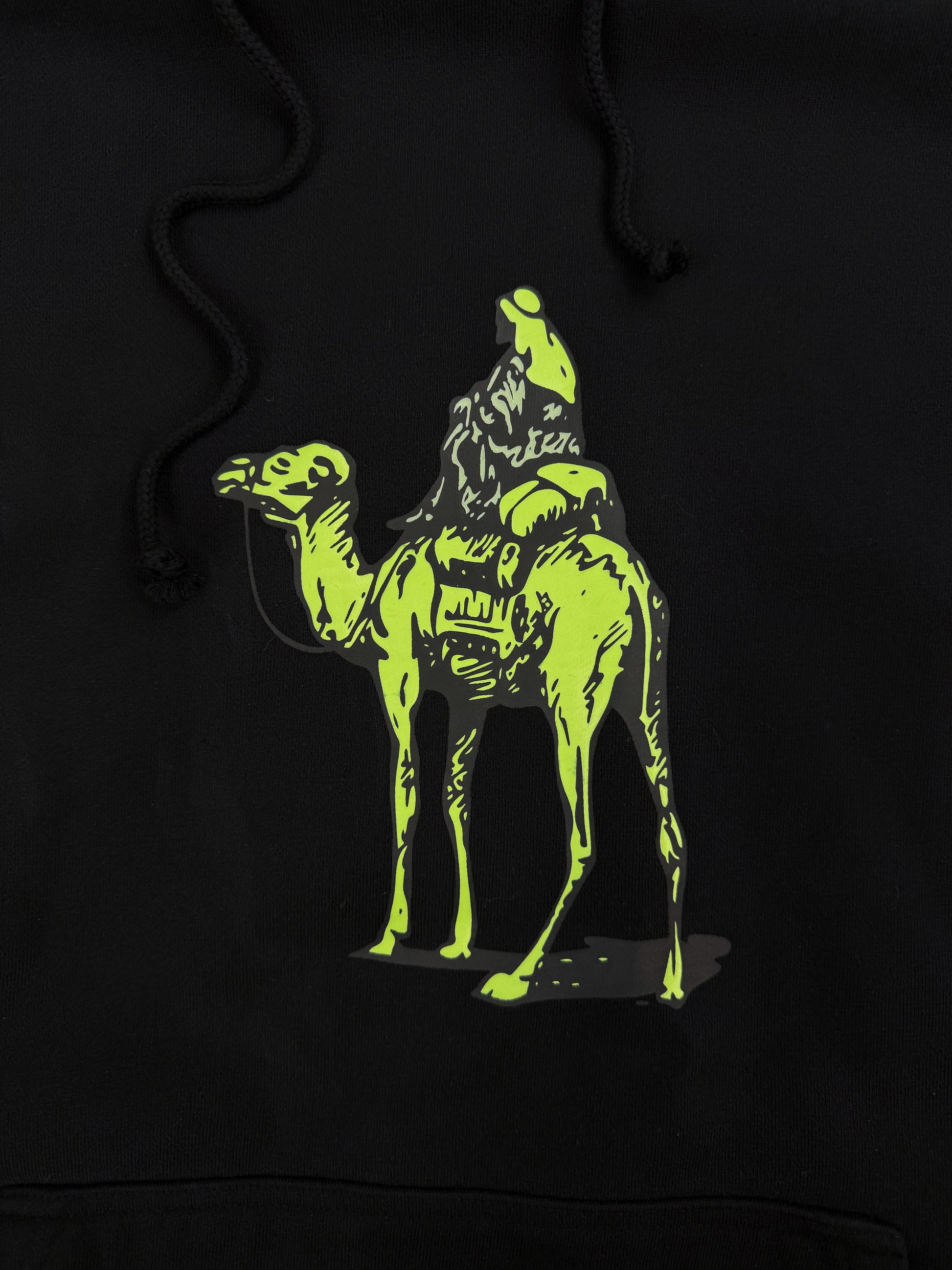 AW20 Vetements ‘Silk Road’ Embroidered Black Oversized Hoodie