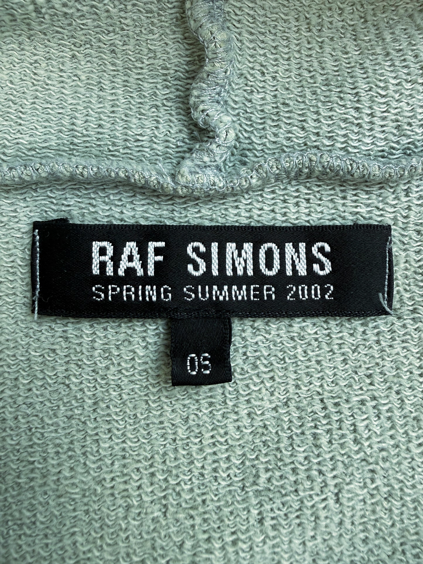 SS02 Raf Simons ‘Terror’ Kollaps Graphic Oversized Hoodie