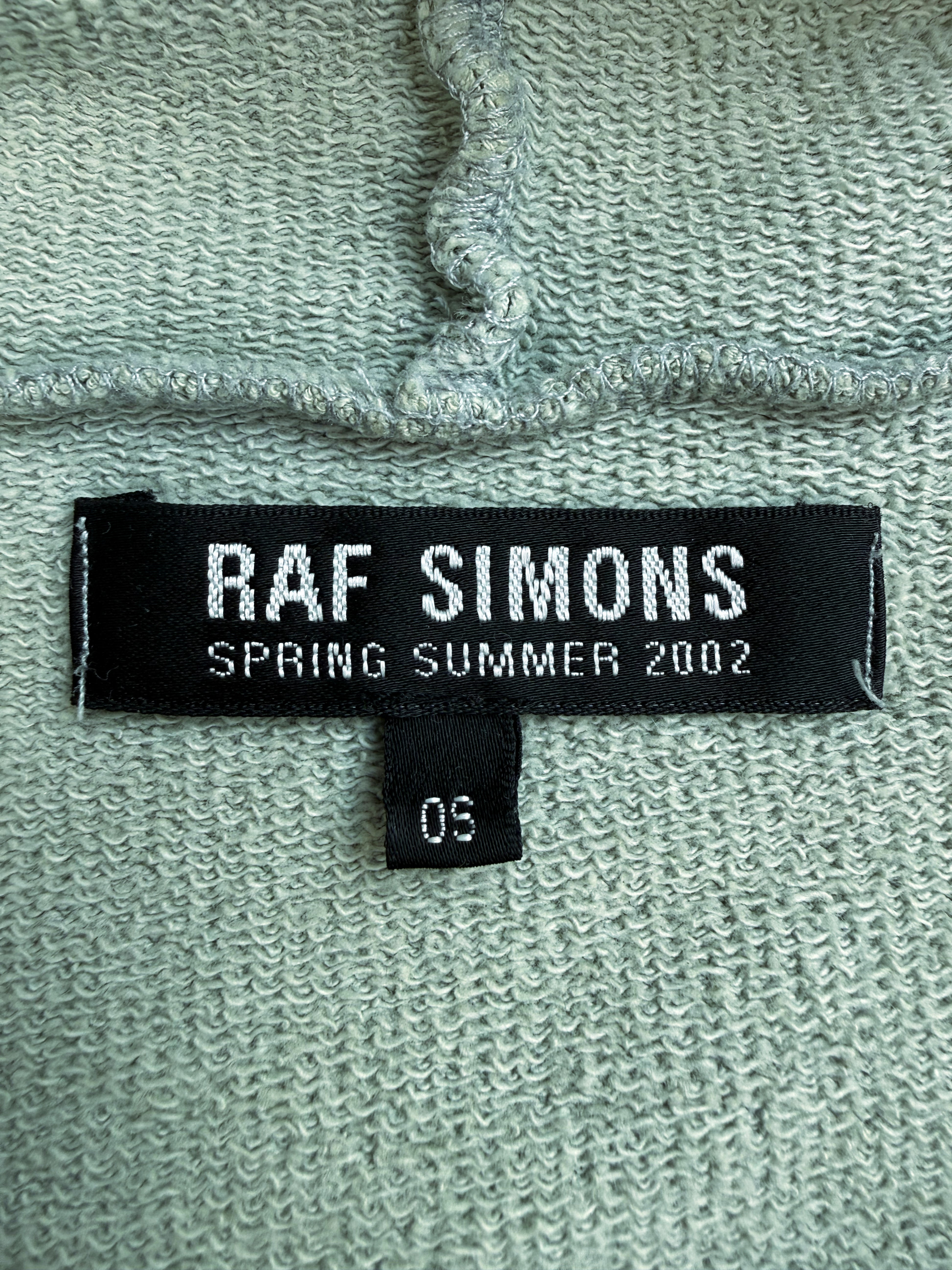 SS02 Raf Simons ‘Terror’ Kollaps Graphic Oversized Hoodie