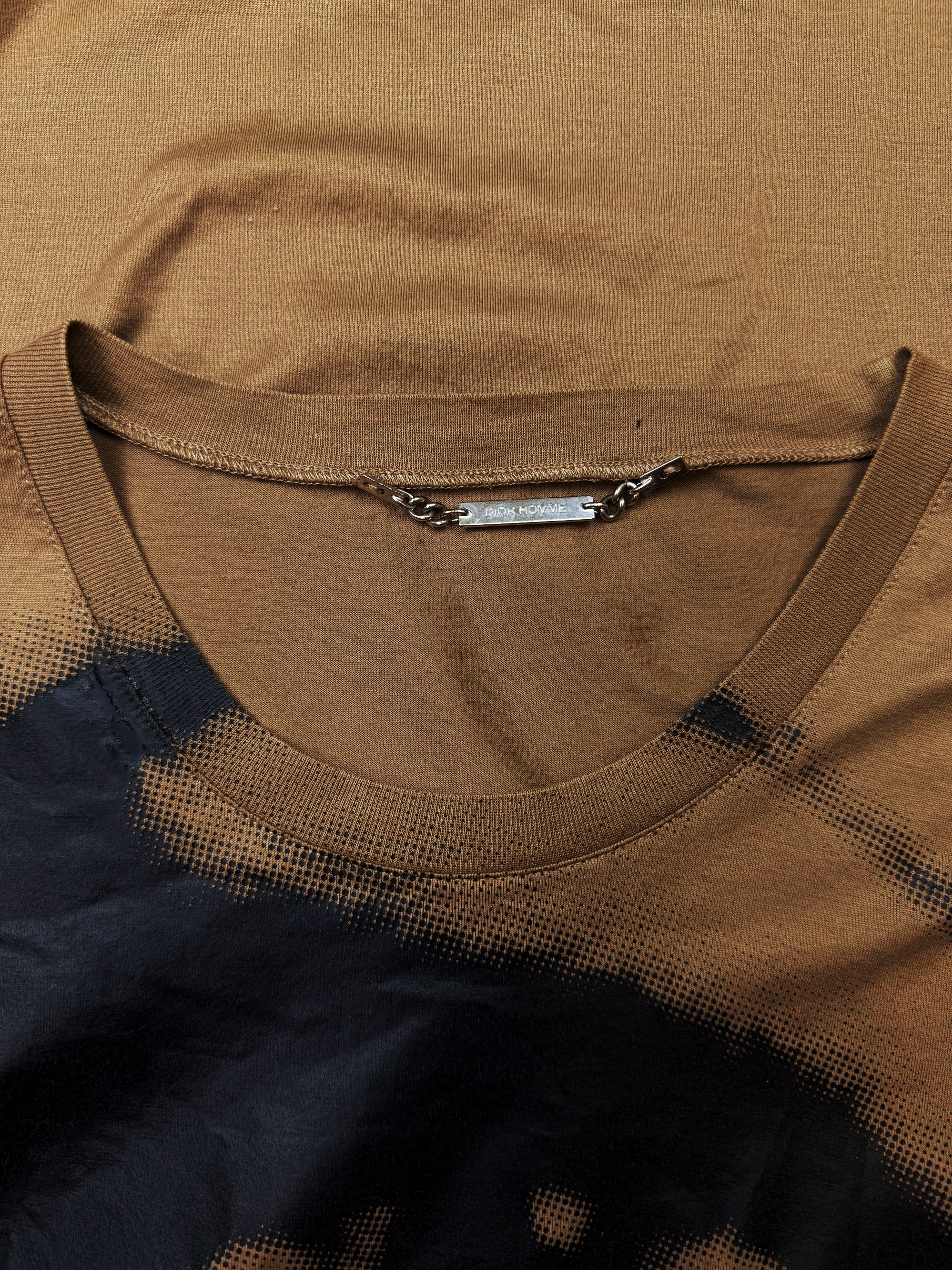 AW04 Dior Homme VOTC ‘Eye’ Graphic Brown T-Shirt