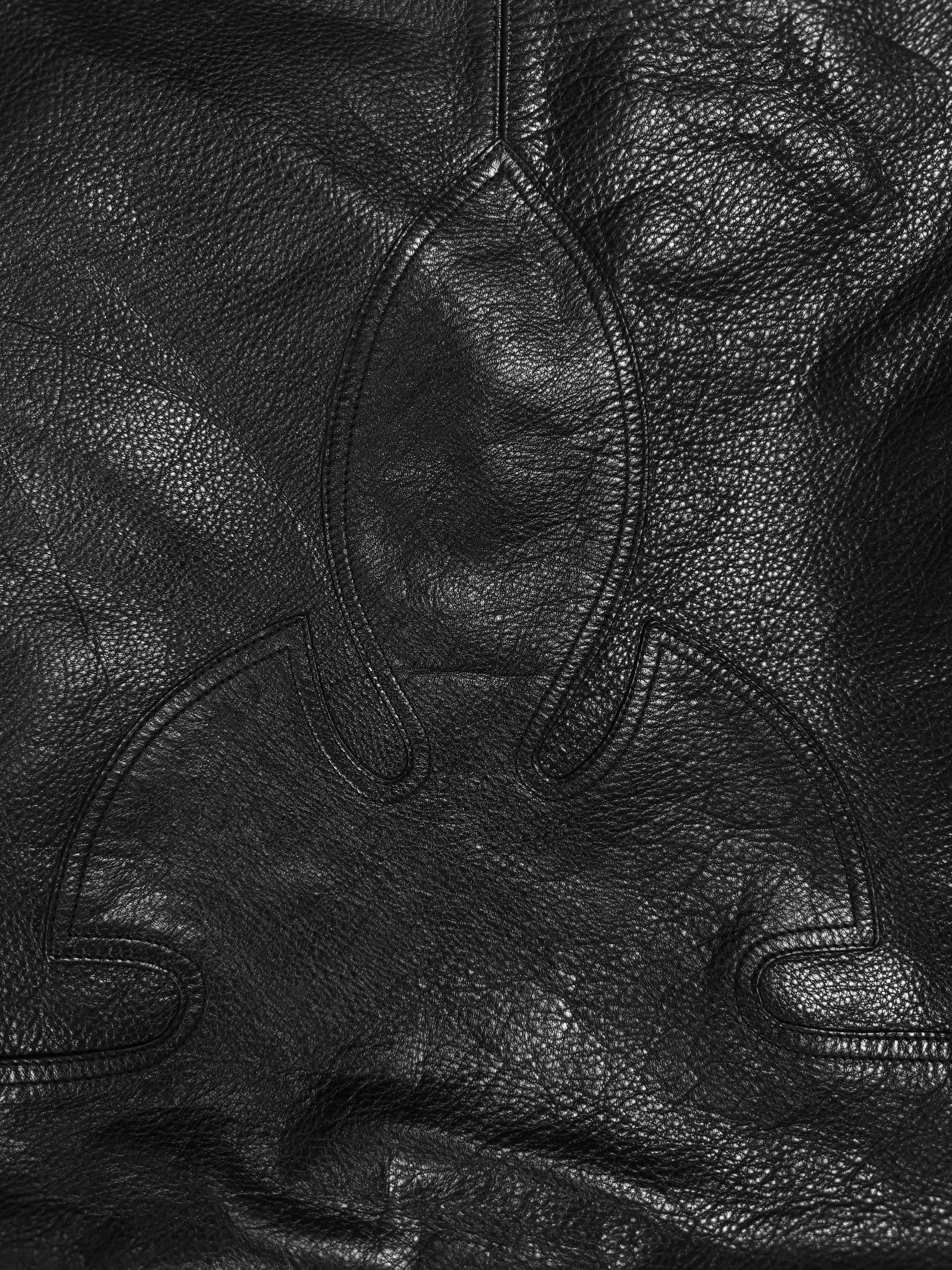 Chrome Hearts Lelo Fleur Leather Cross Body Gunslinger Bag