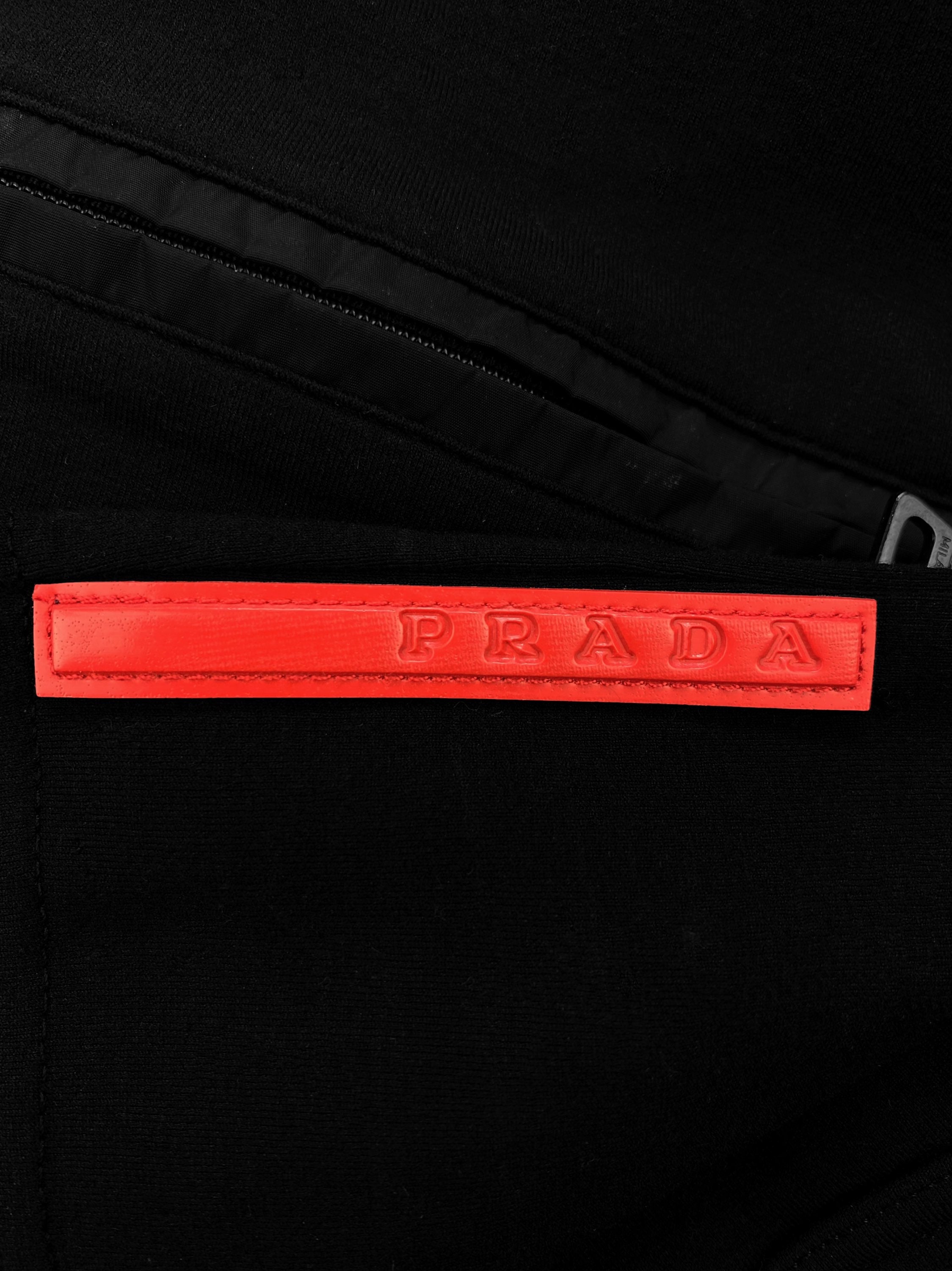 2000’s Prada Sport Nylon Zippered Cargo Pocket Tank Top