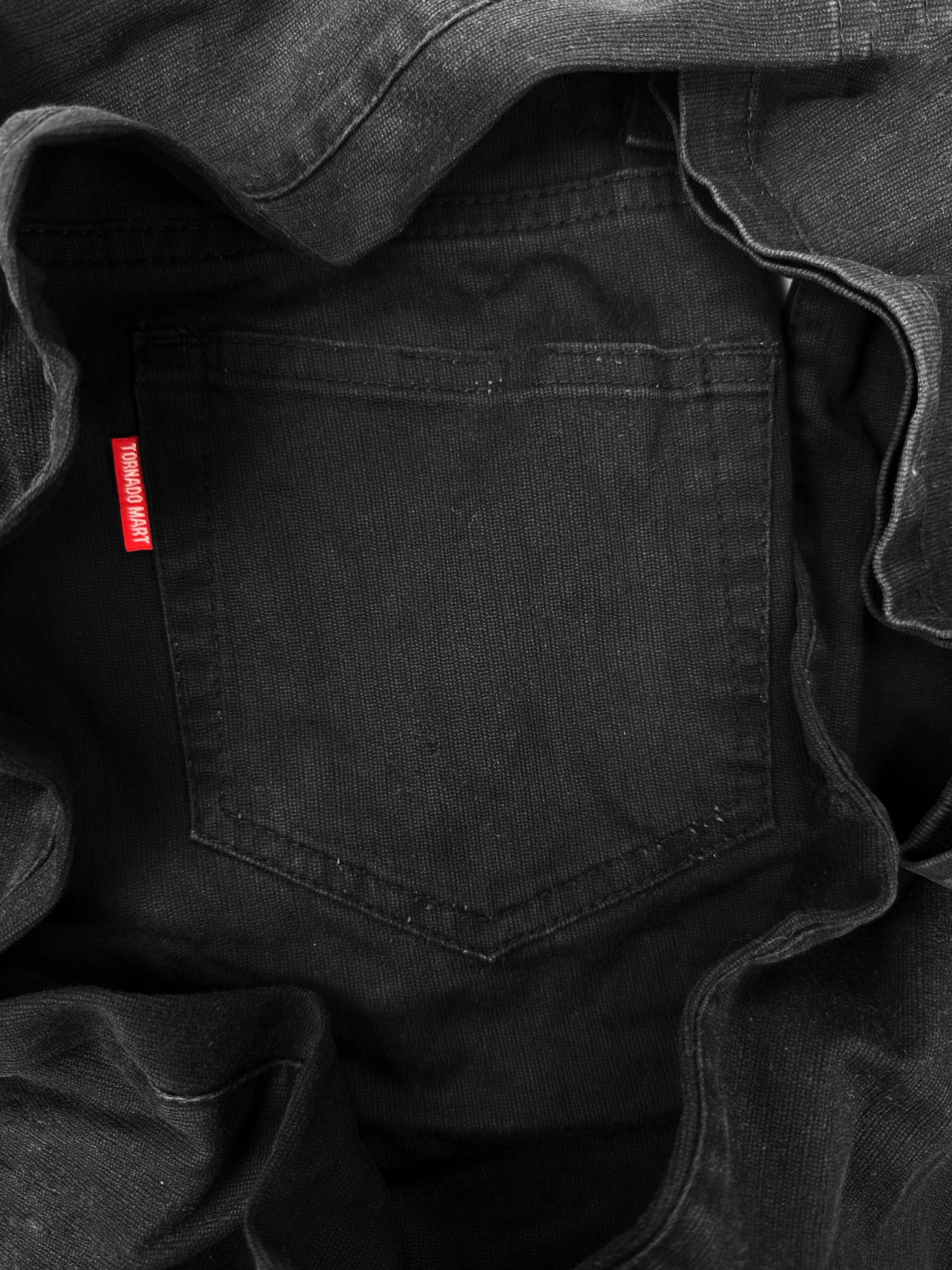 00s Tornado Mart Black Flared Bell Bottom Denim