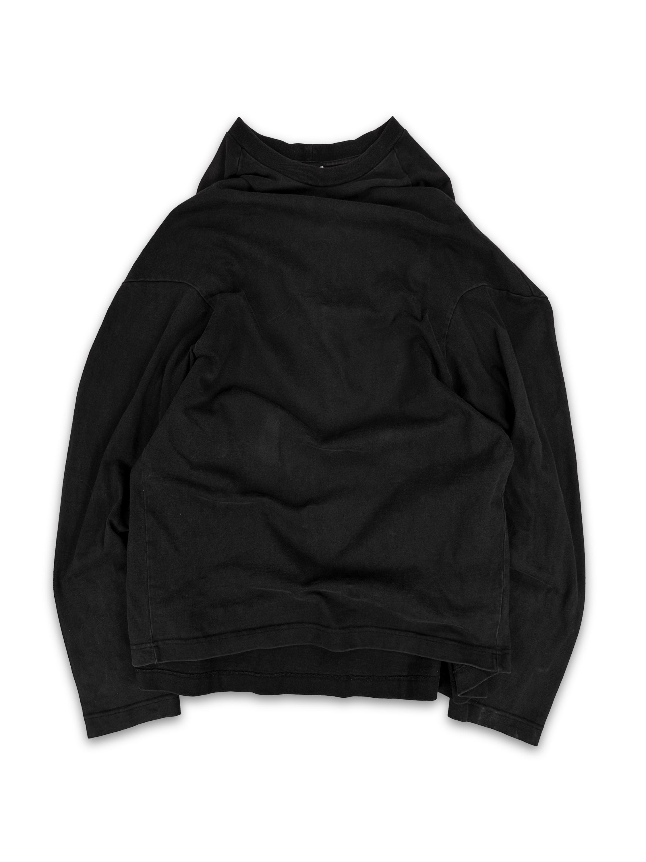 AW16 Vetements ‘Deformed’ Hunch Back Black Long Sleeve Shirt