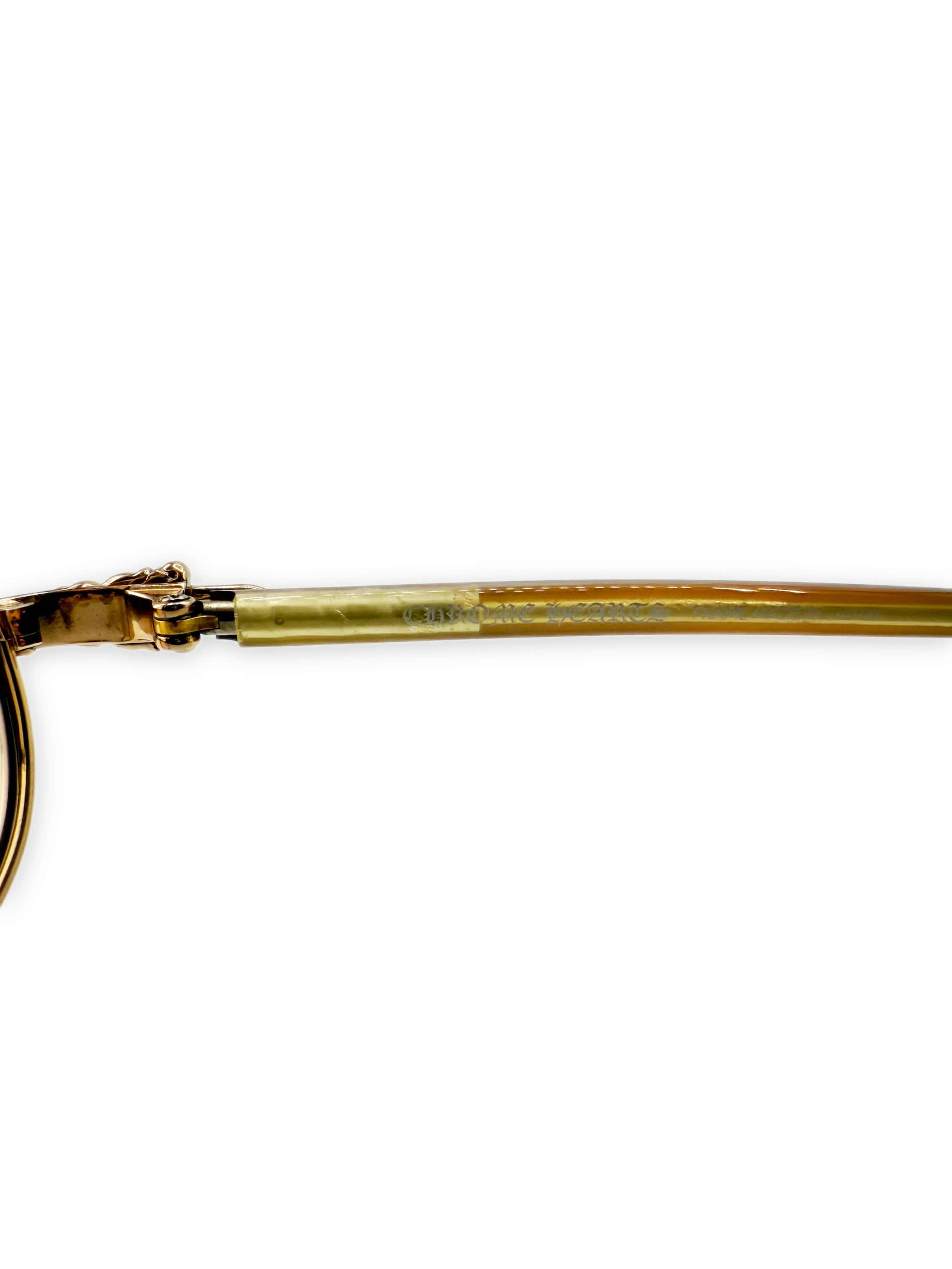 Chrome Hearts 22k Gold ‘Little Red’ Aviator Sunglasses