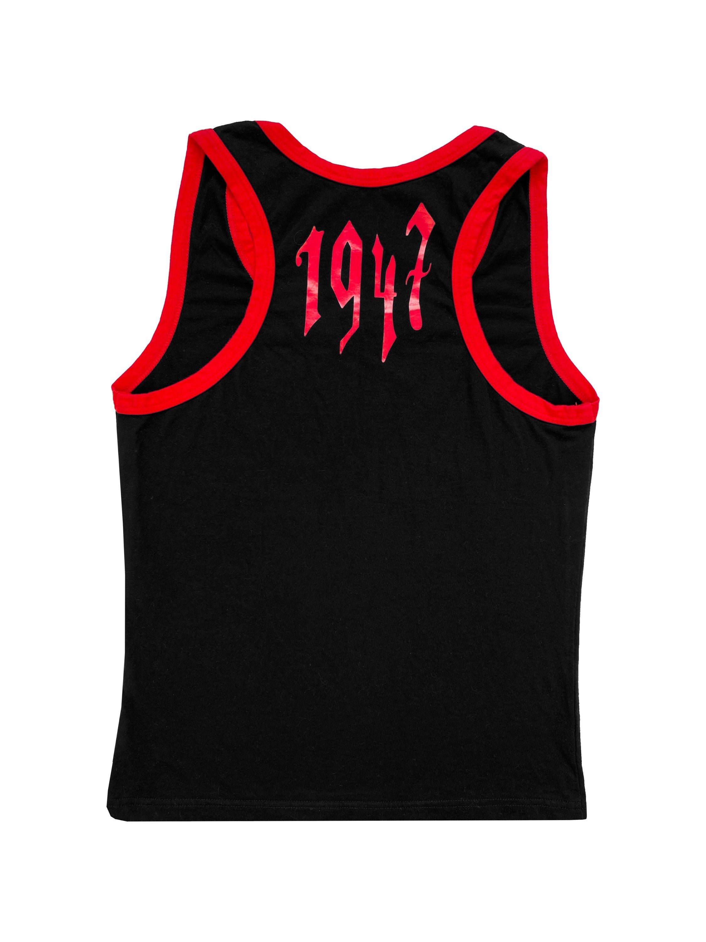 SS02 Dior by John Galliano “1947” Gothic Blood Red Tank Top