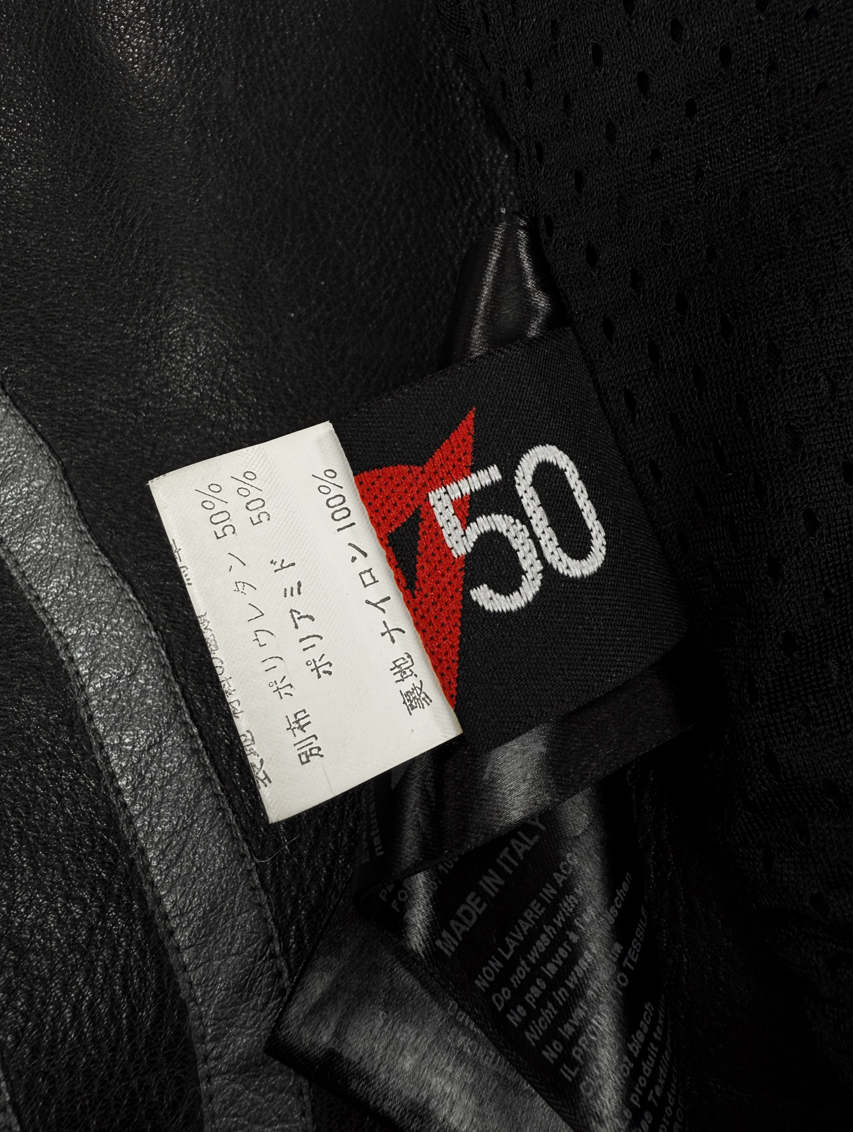 AW04 Yohji Yamamoto x Dianese ‘Skull & Crossbones’ Leather Moto Jacket