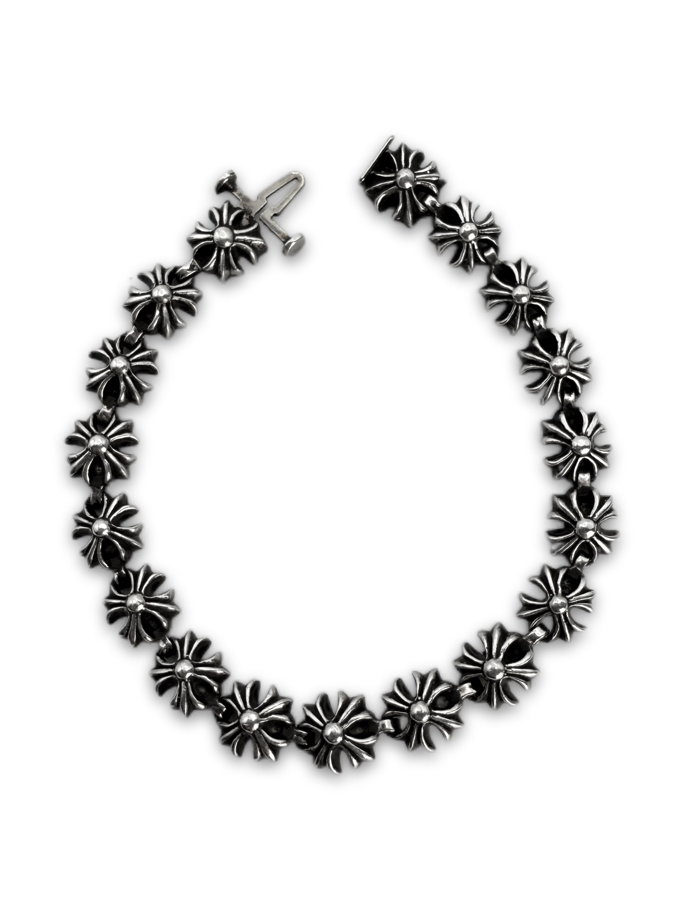 Chrome Hearts ‘Tiny Plus’ Cross .925 Silver Bracelet