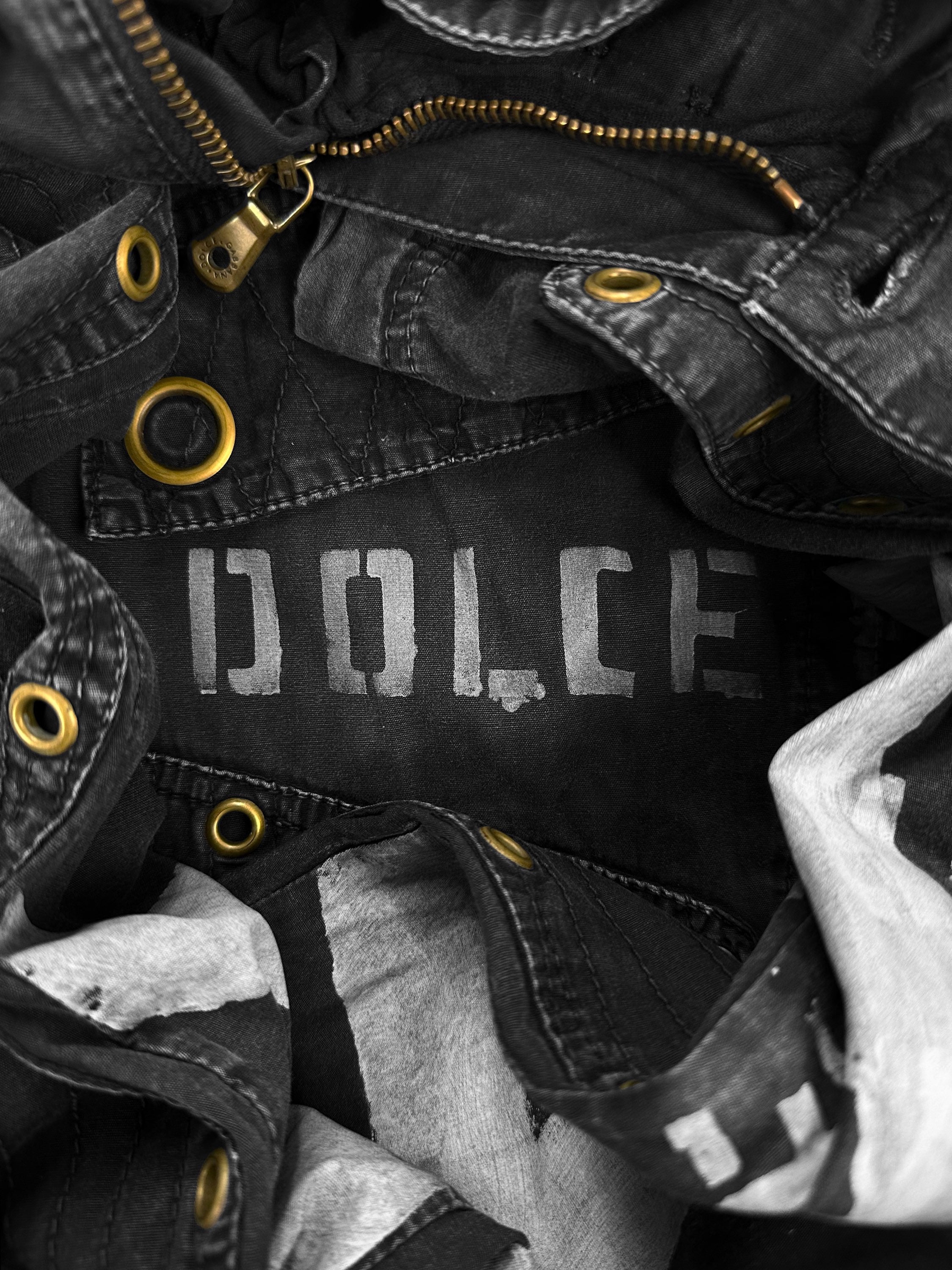 SS02 Dolce & Gabbana ‘Aviation’ 3D Reinforced Painted Cargo Pants