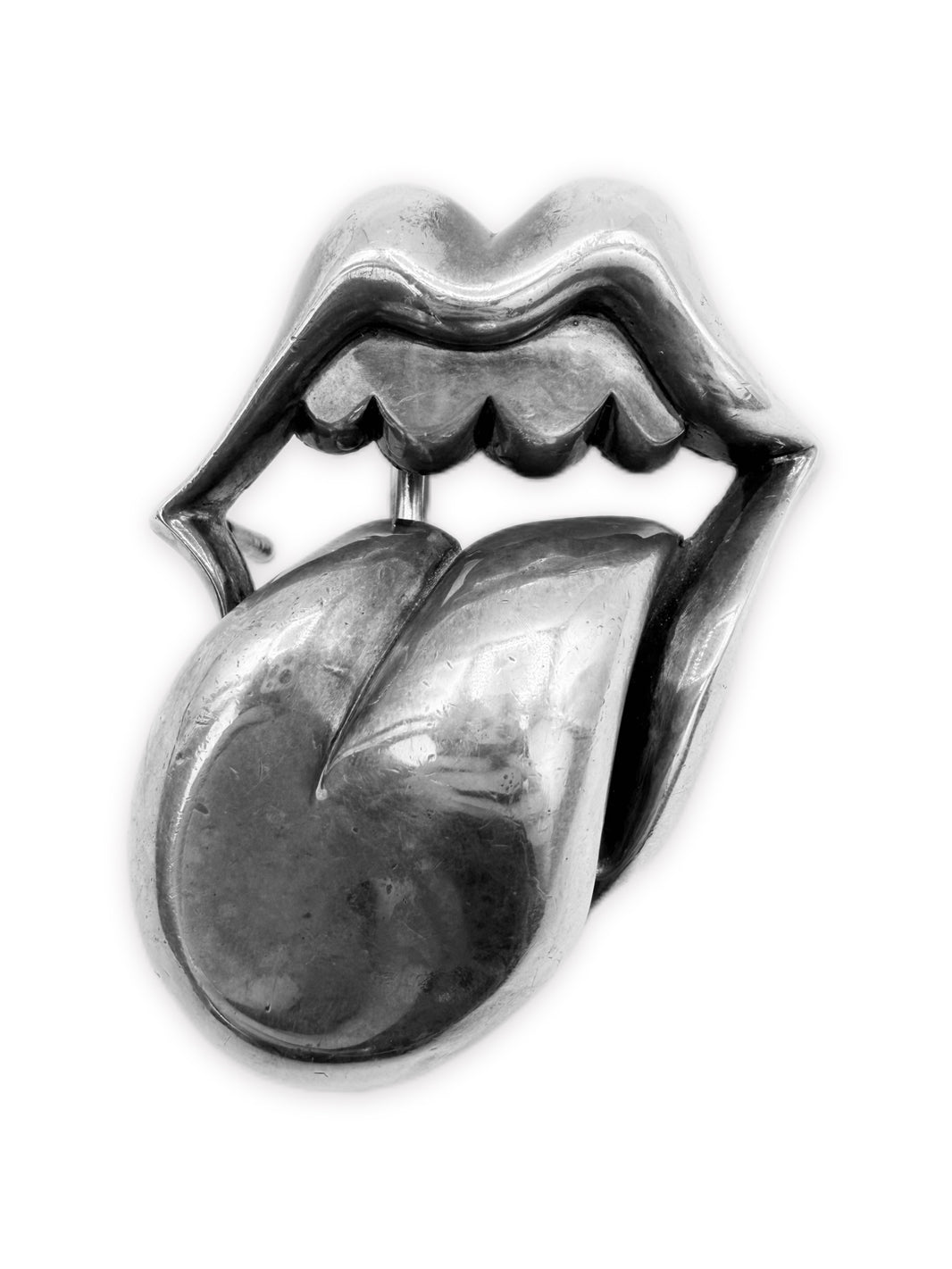 Chrome Hearts x Rolling Stones ‘Tongue & Lips’ .925 Silver Belt Buckle