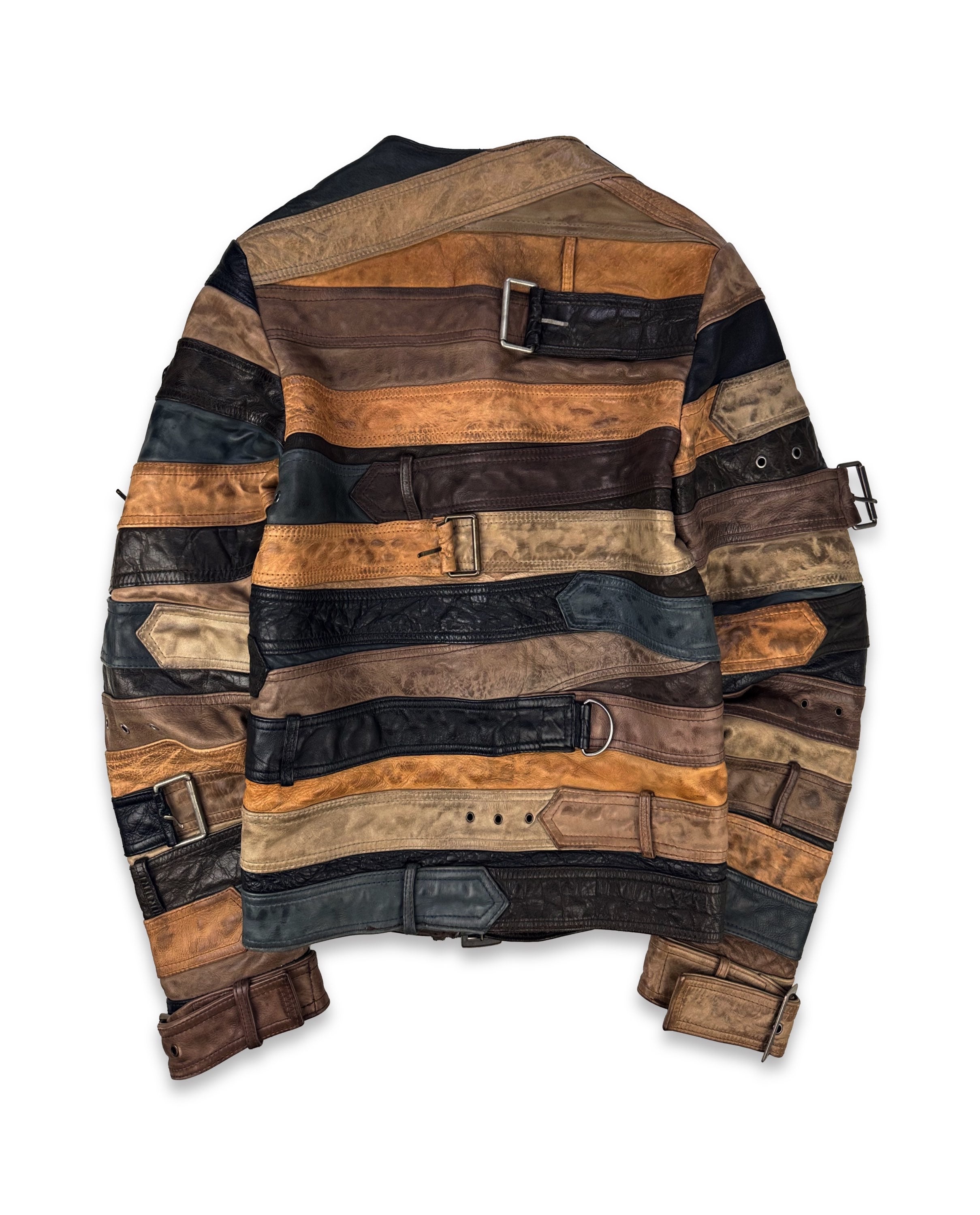 AW12 Maison Margiela x H&M ‘Belt’ Reworked Leather Jacket