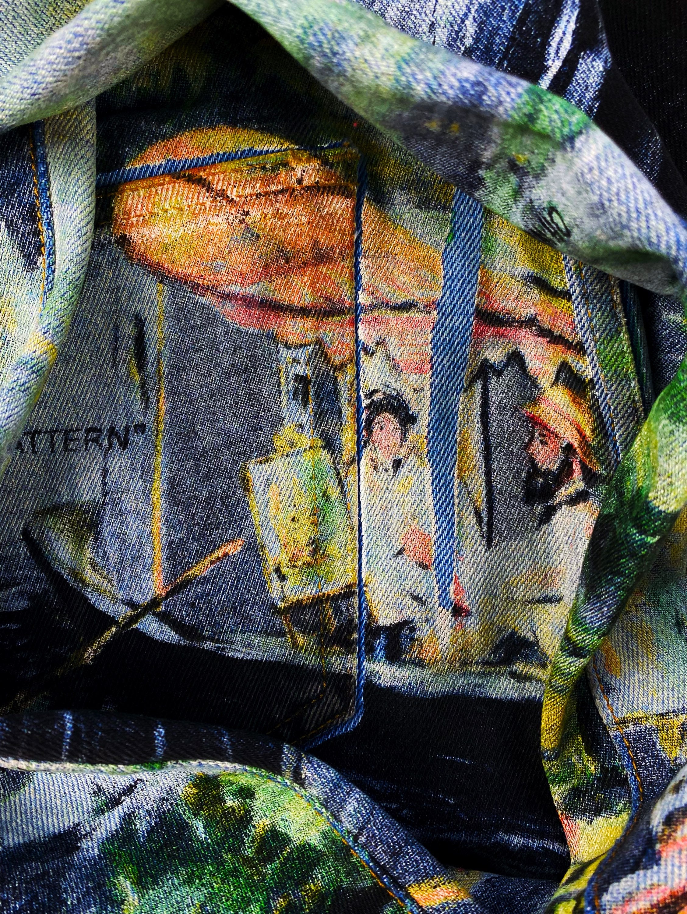 SS19 Off-White ‘Monet Studio’ Édourad Manet Lakeshore Denim