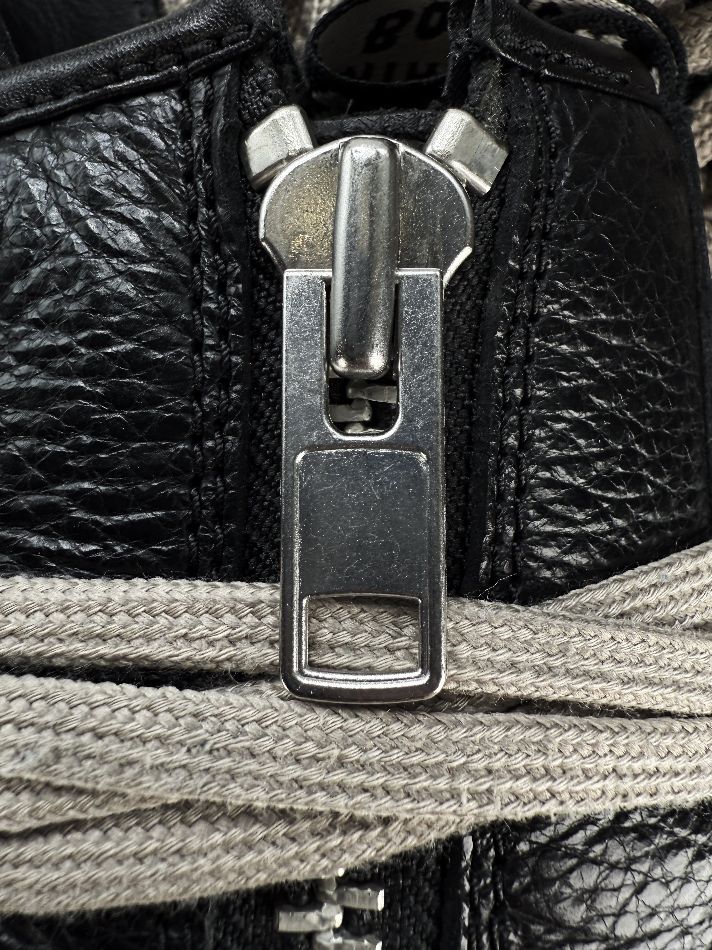 2024 Rick Owens x Dr Marten ‘1460’ DMXL Pentagram Lace Leather Boots