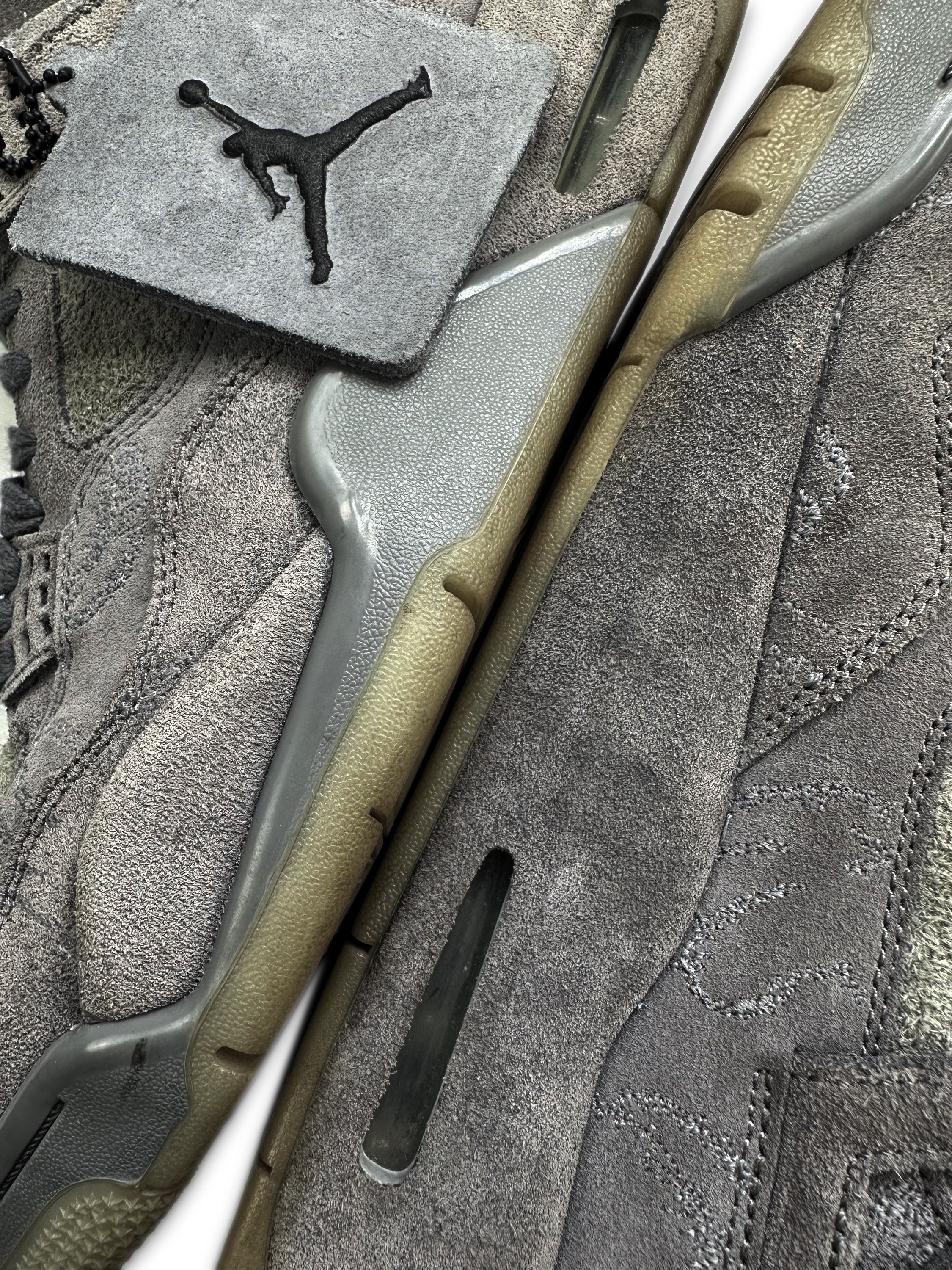 2017 KAWS x Air Jordan 4 Retro ‘Cool Grey’ Suede Sneakers