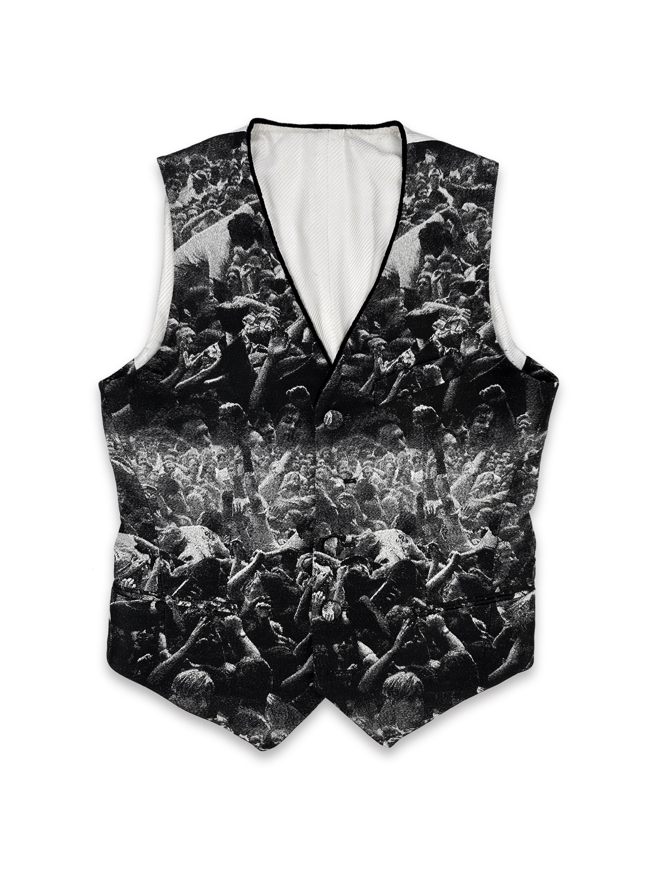 AW09 Number (N)ine x Charles Peterson ‘Moshpit’ Jacquard Vest