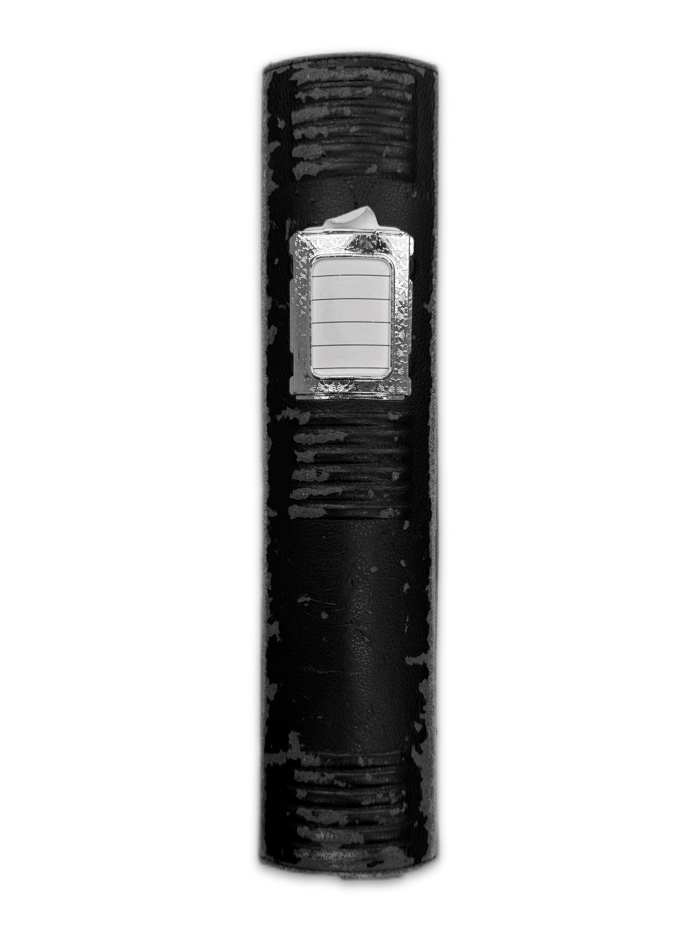Chrome Hearts Horseshoe Leather Silver Black Folder Binder