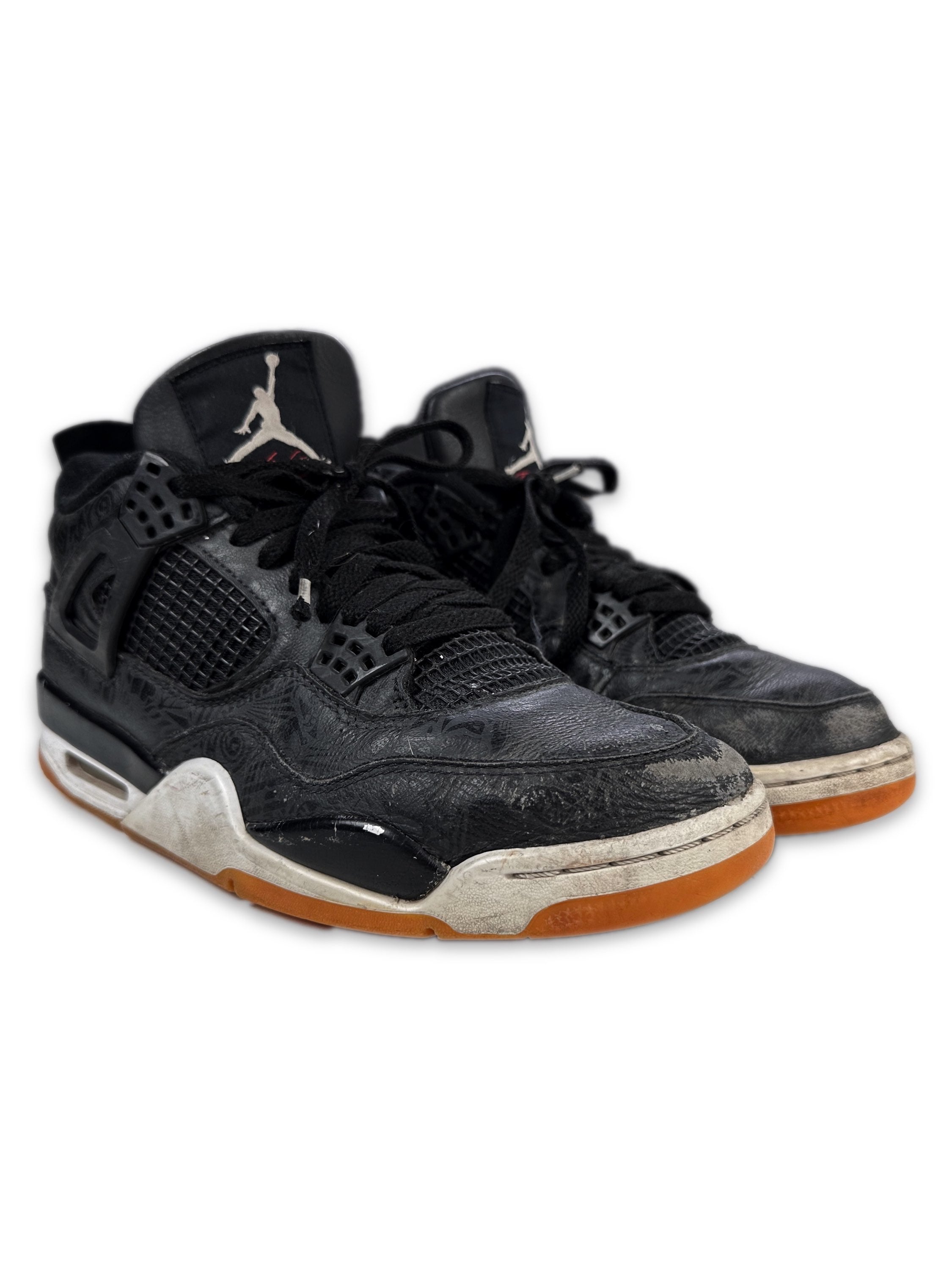 2019 Jordan 4 Retro ‘Laser Black Gum’ Ci1 Sneakers