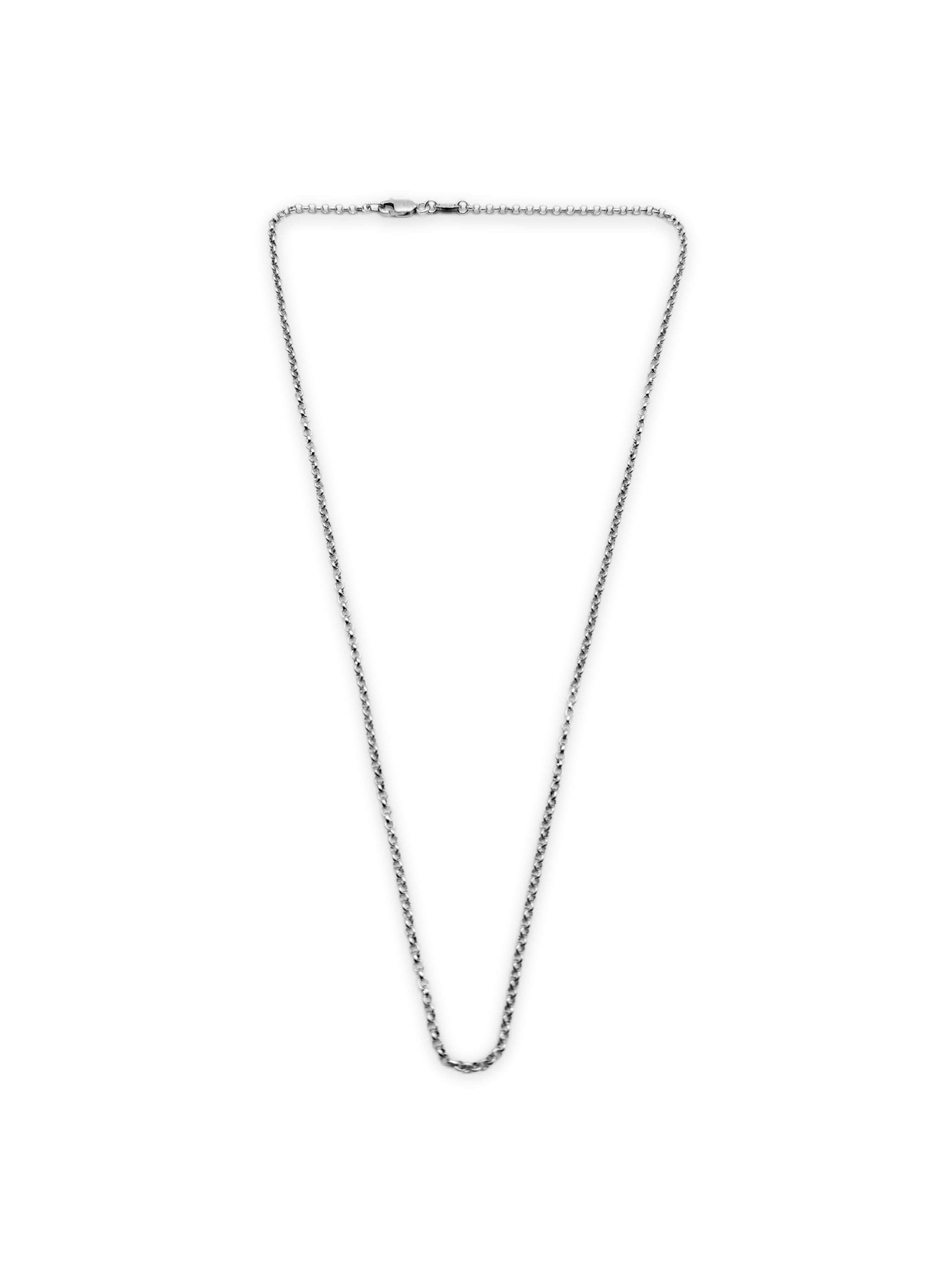 Chrome Hearts 19.5 in Roll .925 Silver Necklace Chain
