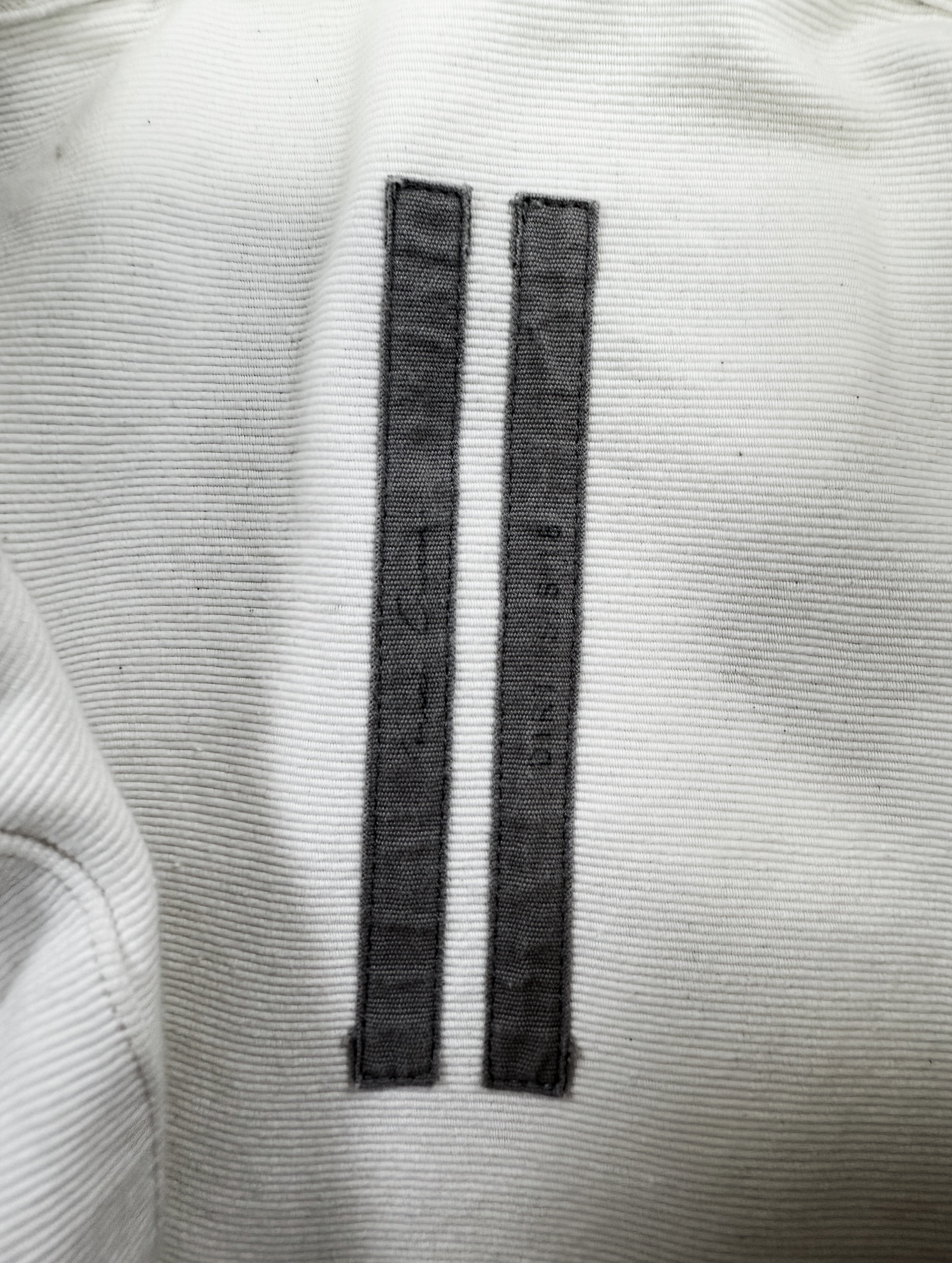 SS18 Rick Owens ‘Dirt’ White Denim Multi Pocket Jacket