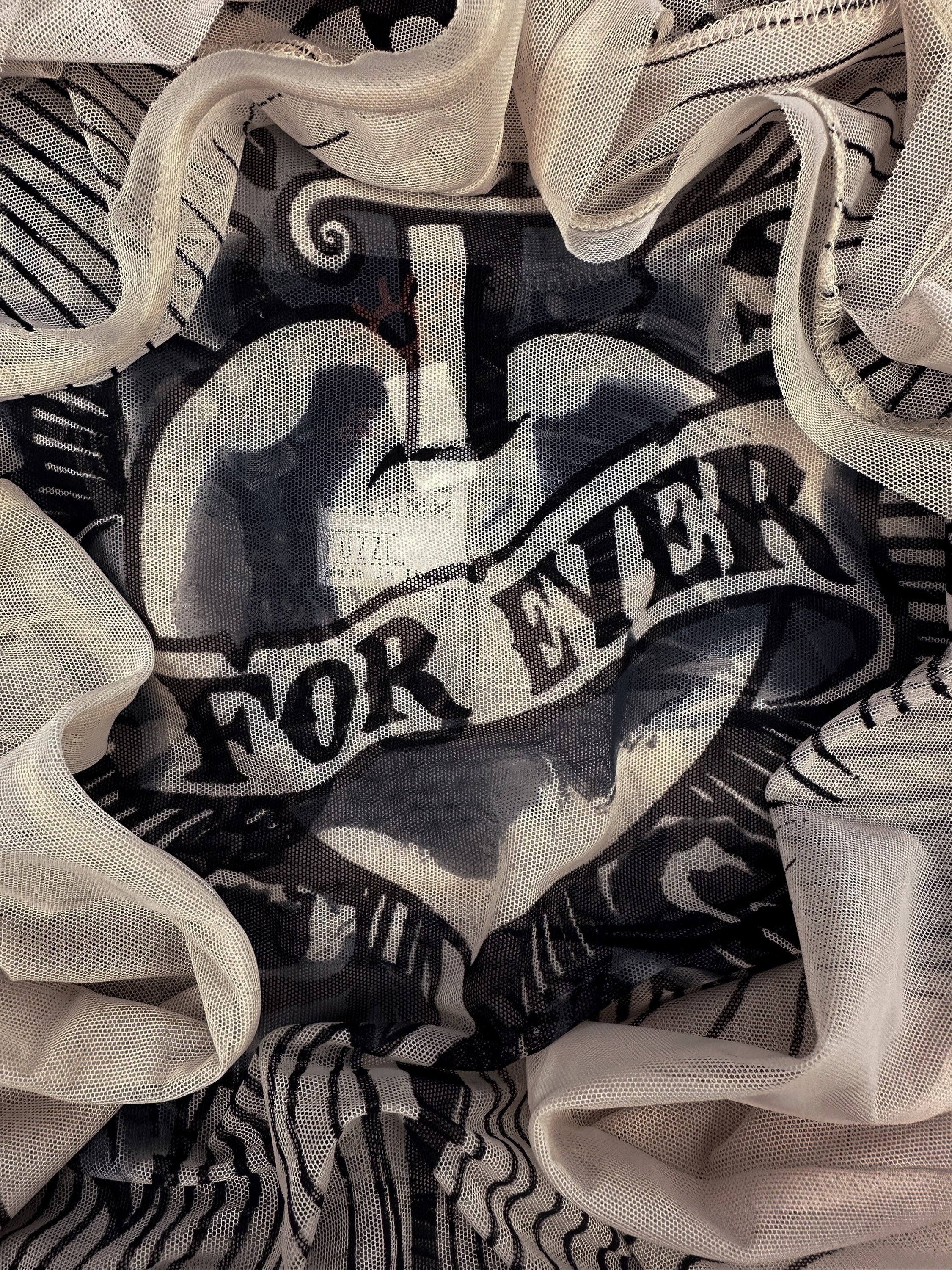 SS96 Jean Paul Gaultier ‘Safe Sex Forever’ Mesh Tattoo Tank-top