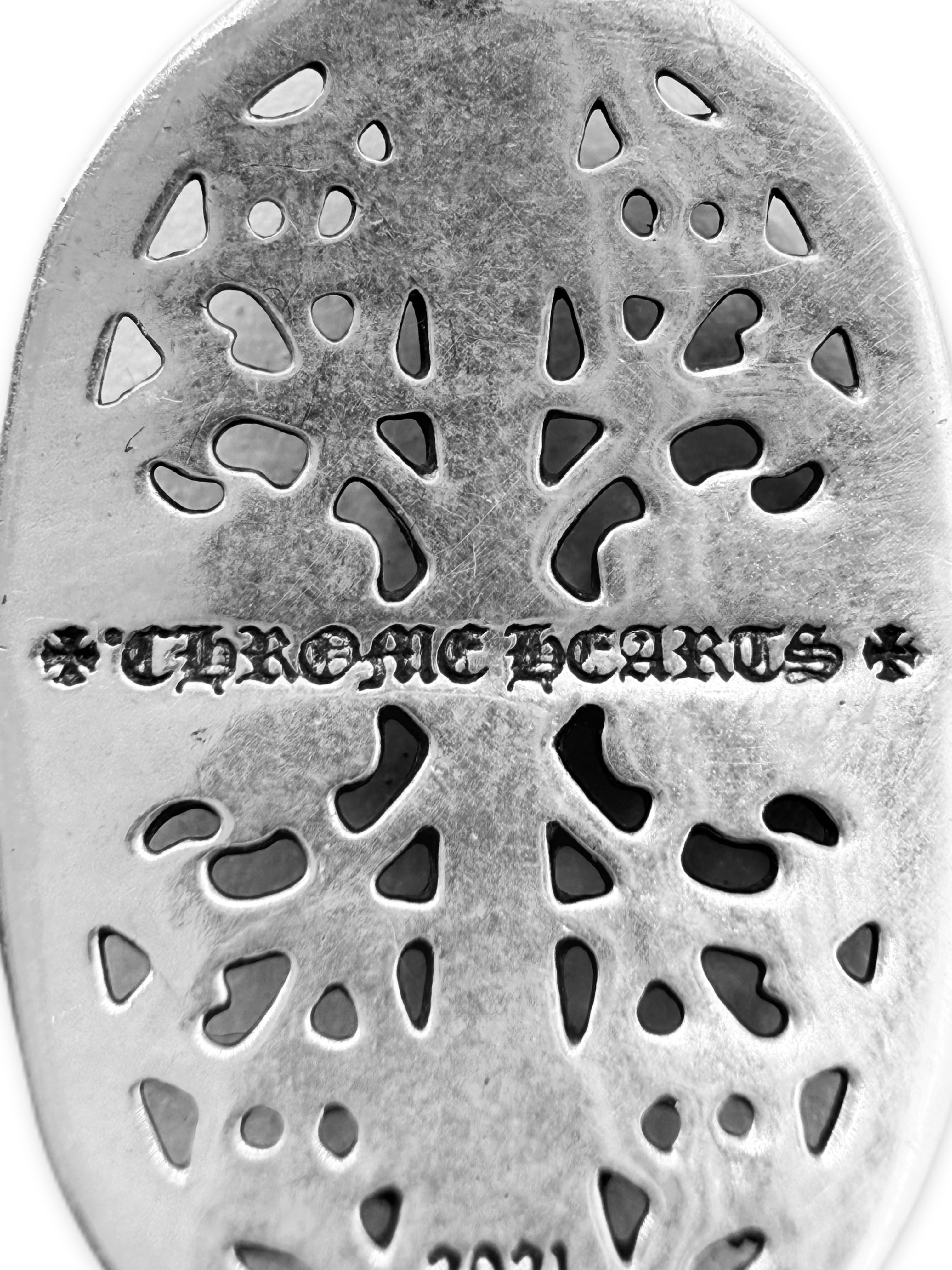 Chrome Hearts Oval Cross .925 Silver Pendant