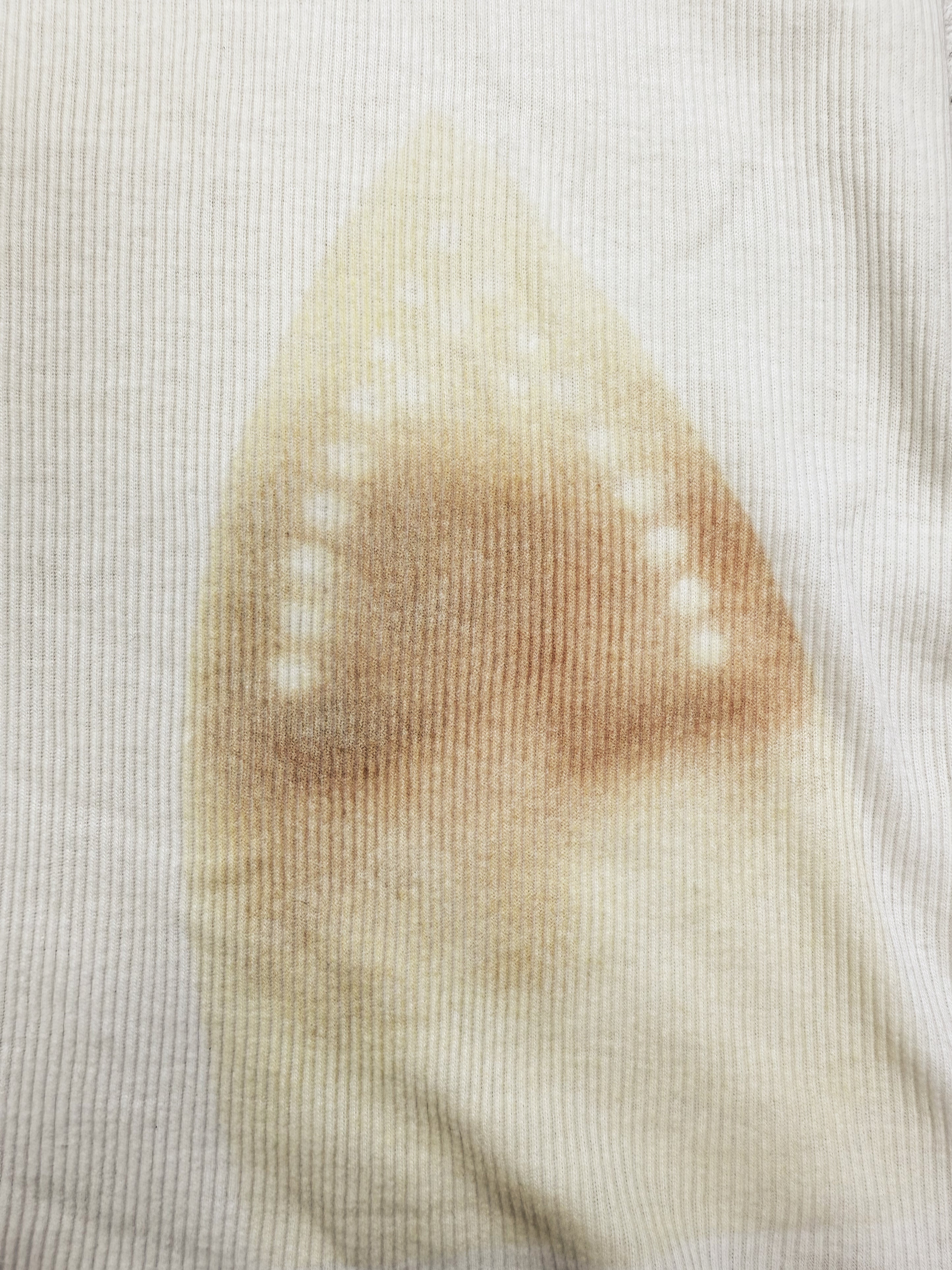SS07 Maison Margiela ‘Iron Burn’ White Ribbed Wife Beater Tank Top