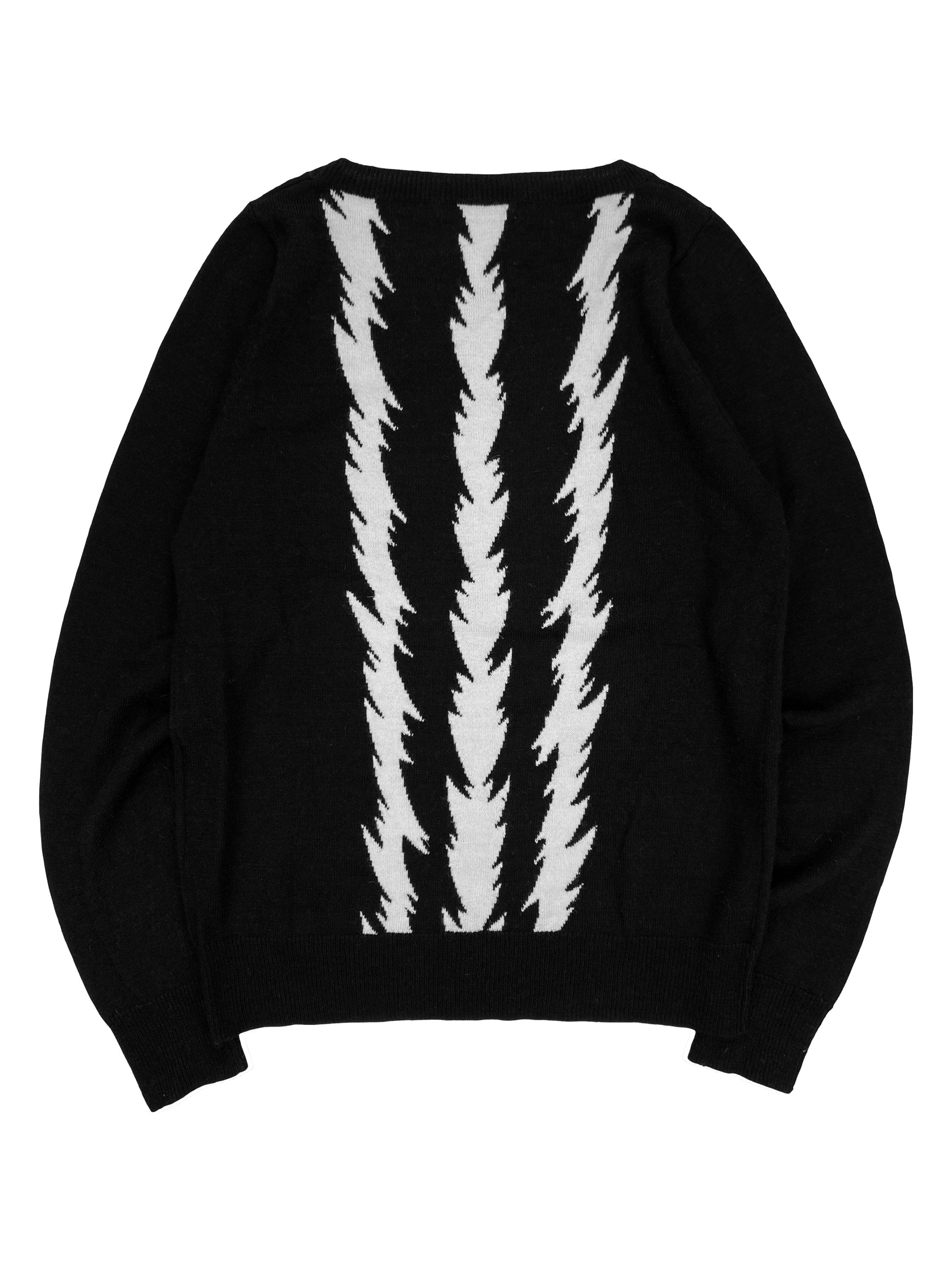 Hysteric Glmour ‘Skunk’ Graphic Knitted Sweater