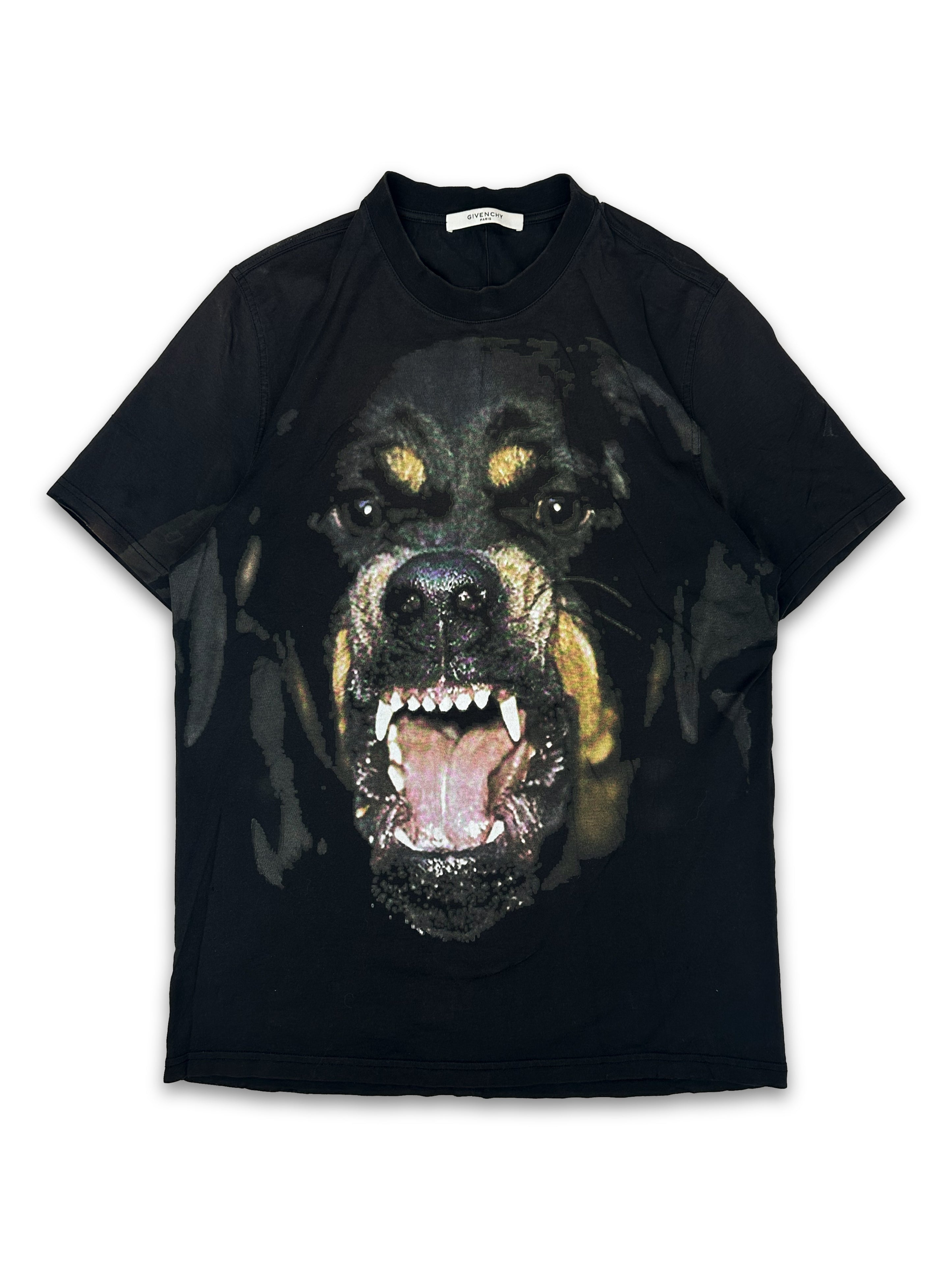 Givenchy by Ricardo Tisci ‘Rottweiler’ Graphic Black T-Shirt