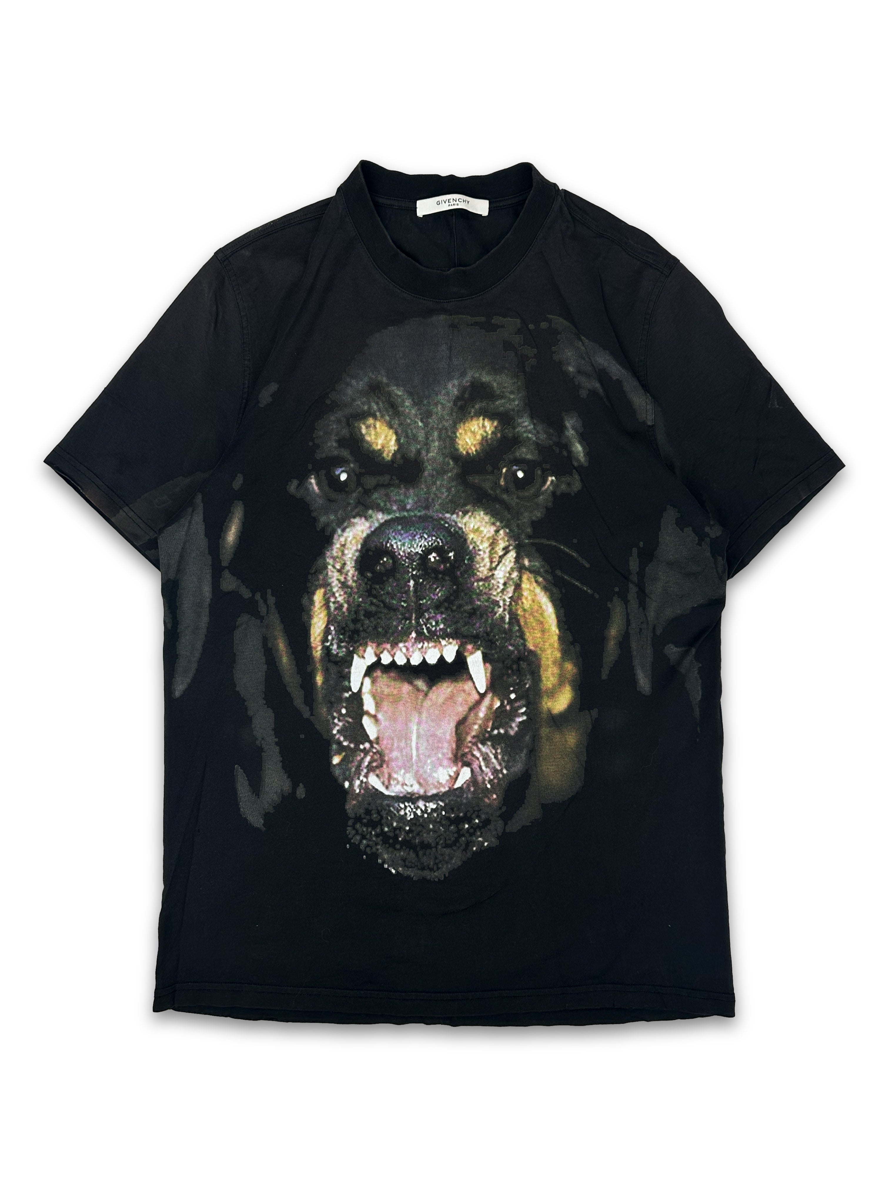 Givenchy by Ricardo Tisci ‘Rottweiler’ Graphic Black T-Shirt