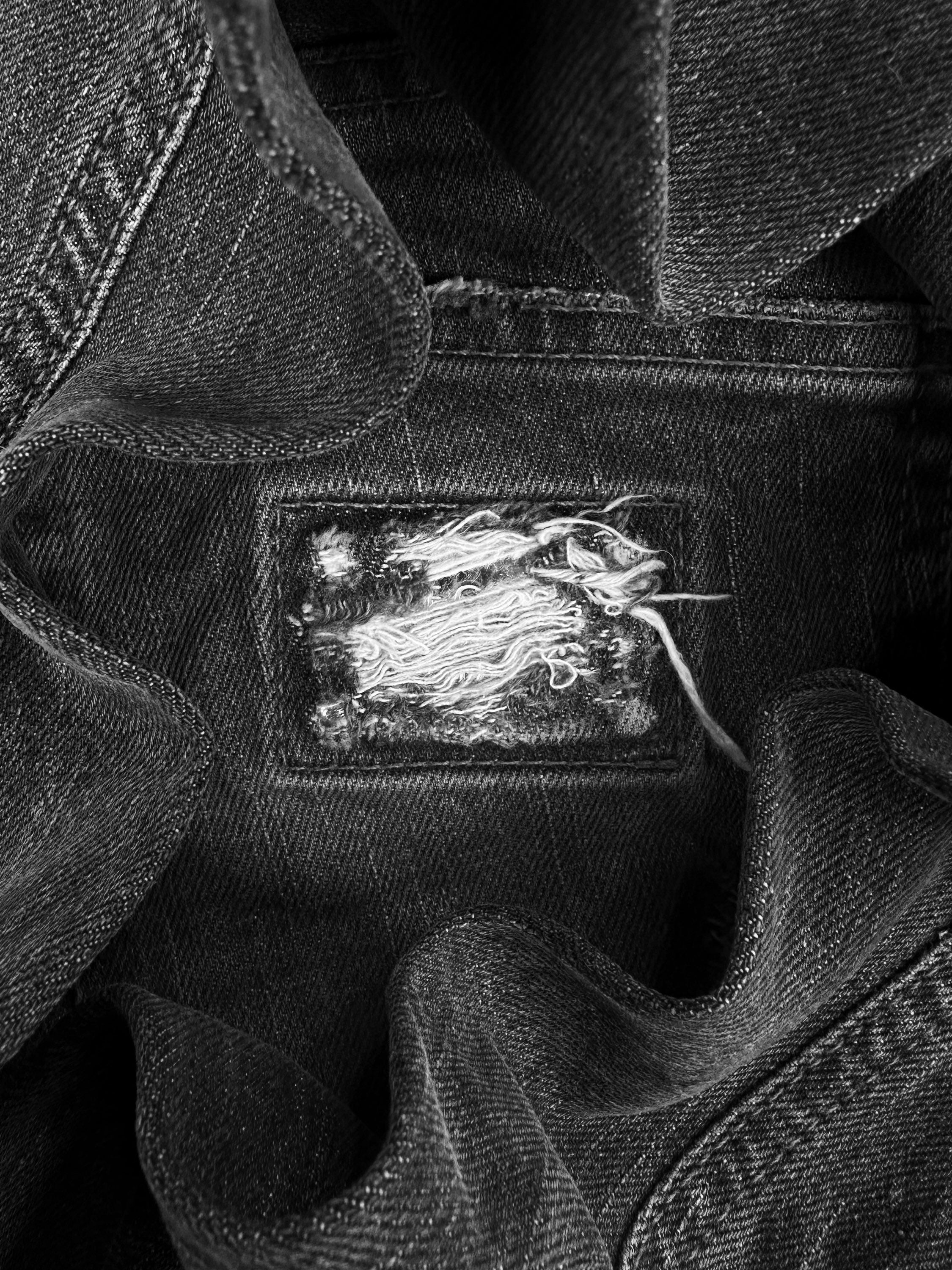Dolce &amp; Gabbana Dark Wash Distressed Denim