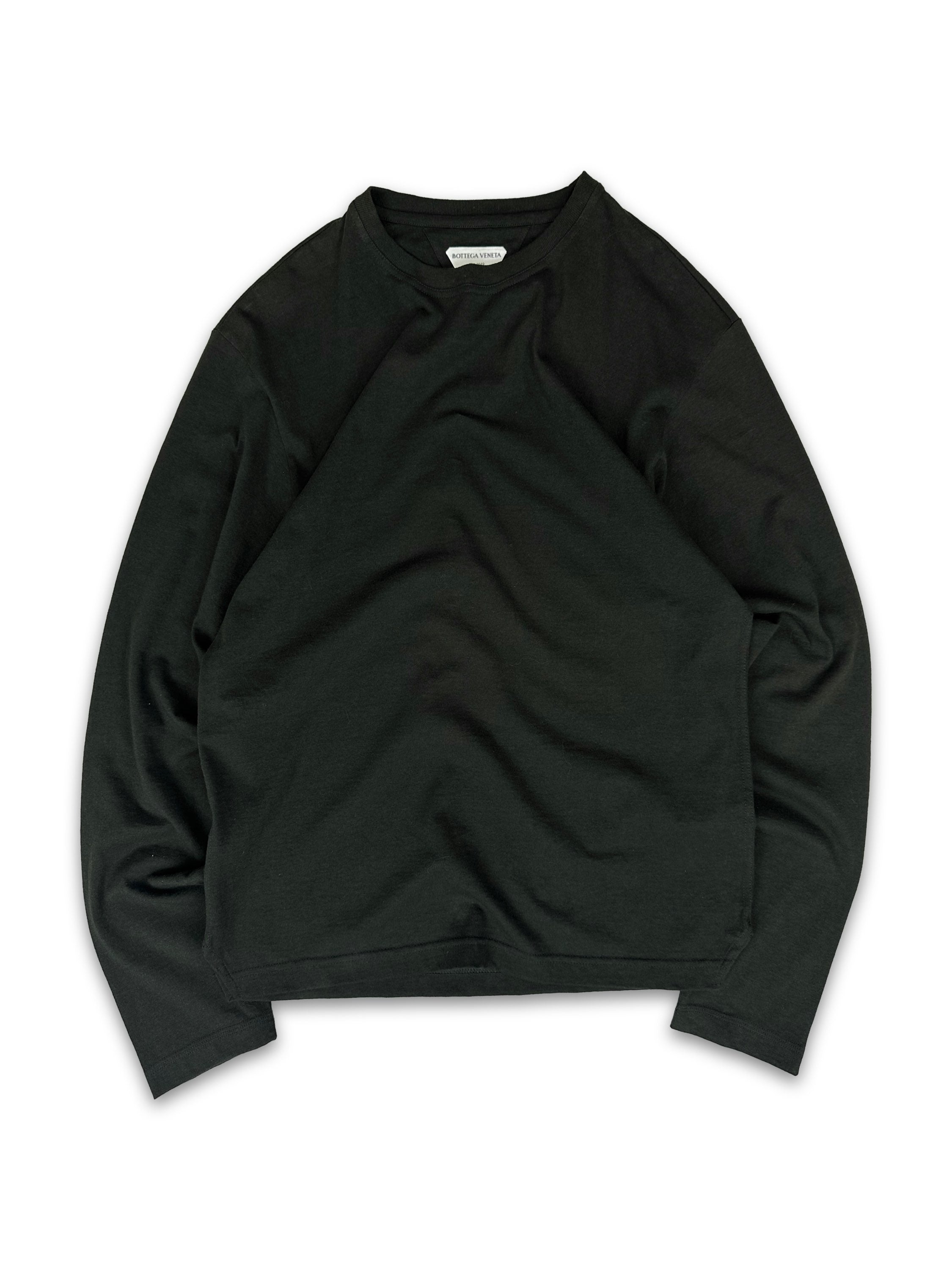 Bottega Veneta Dark Green ‘Embroidered’ Long Sleeve Shirt