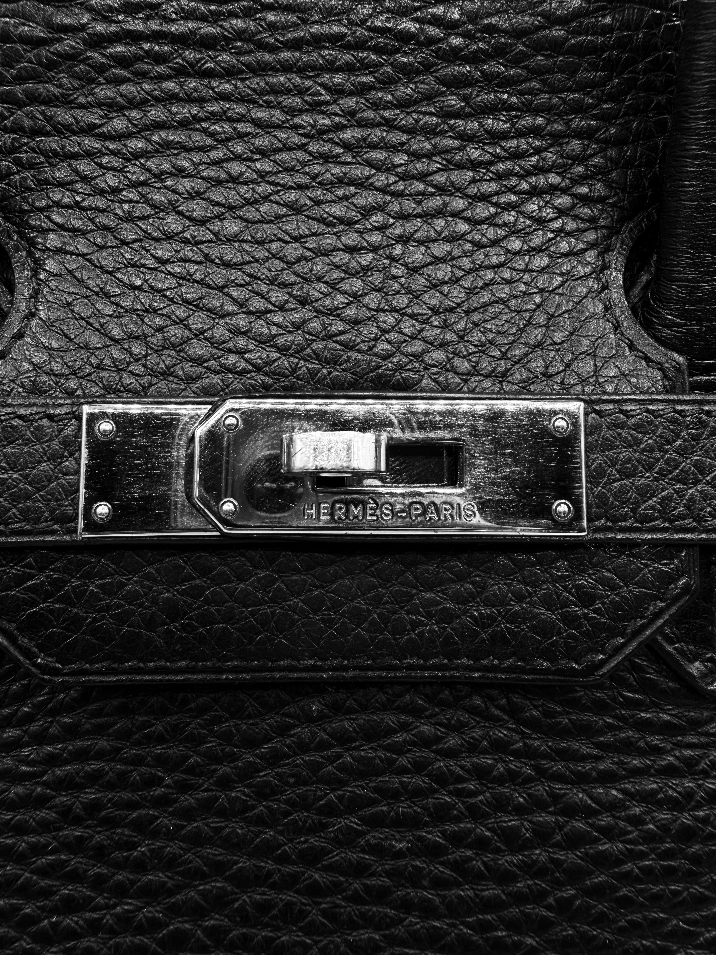 2005 Hermès Birkin 35 Noir Togo Leather Palladium Handbag