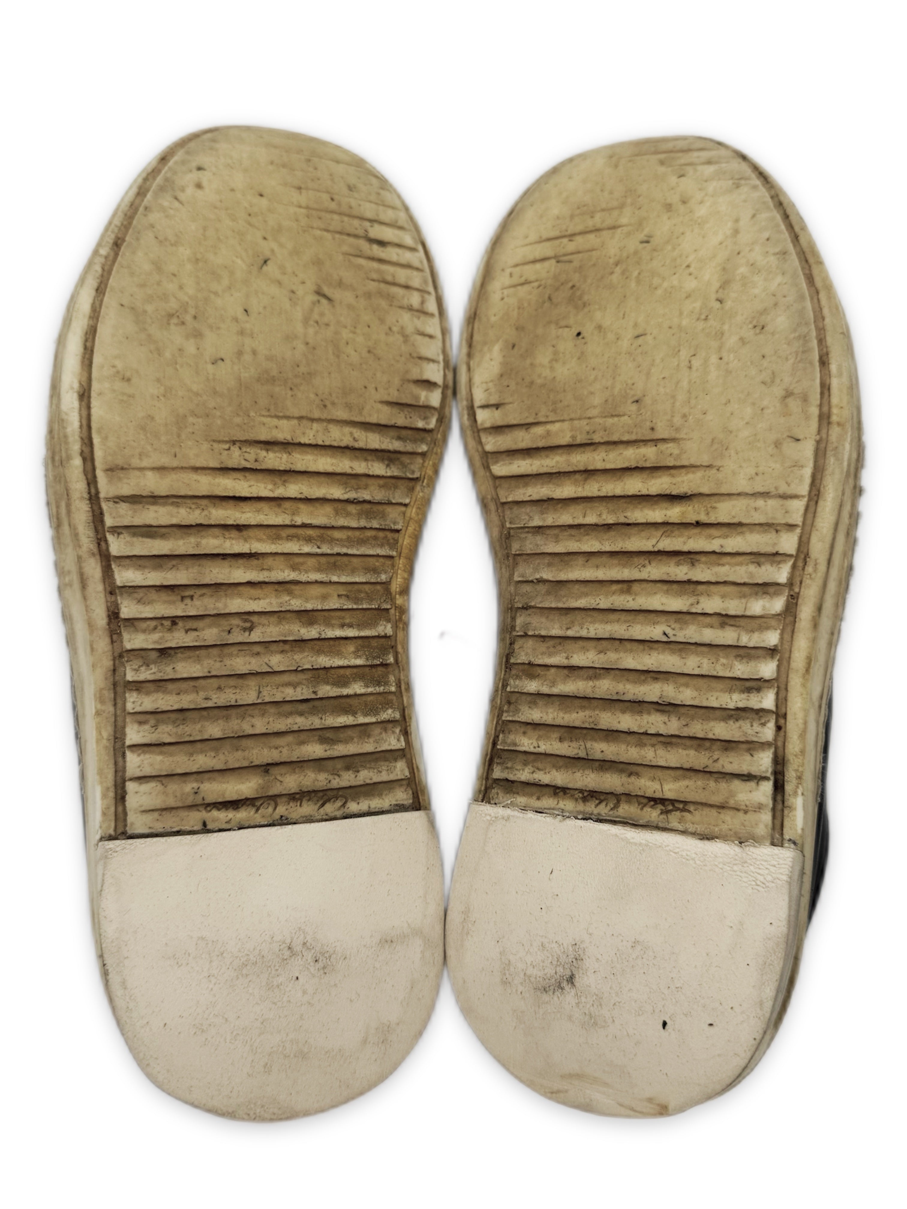 Rick Owens ‘Ramone’ Low-top Black Leather Sneakers