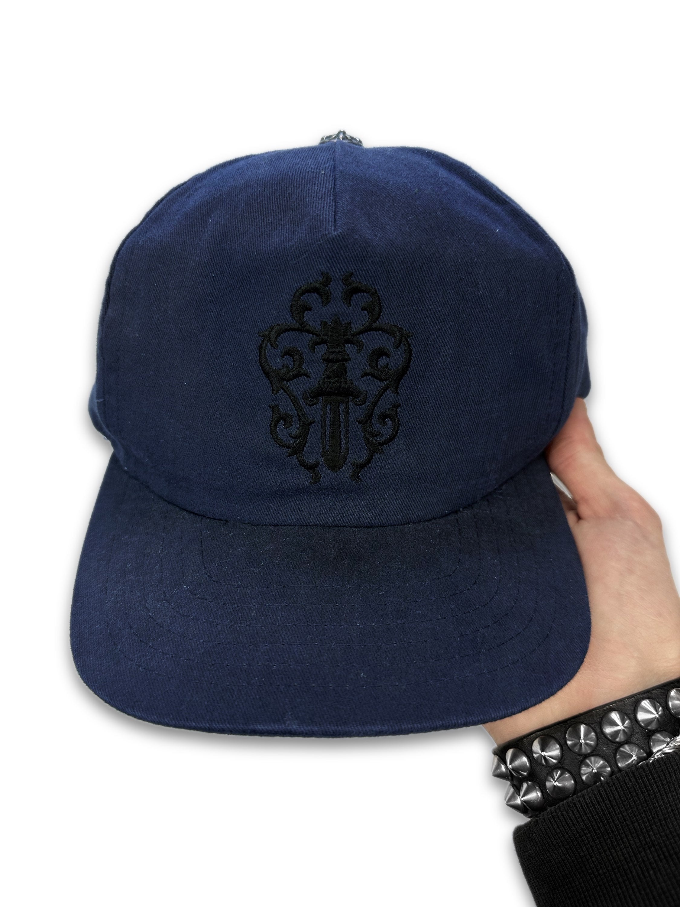 00s Chrome Hearts ‘Dagger’ Motif .925 Silver Snapback Hat
