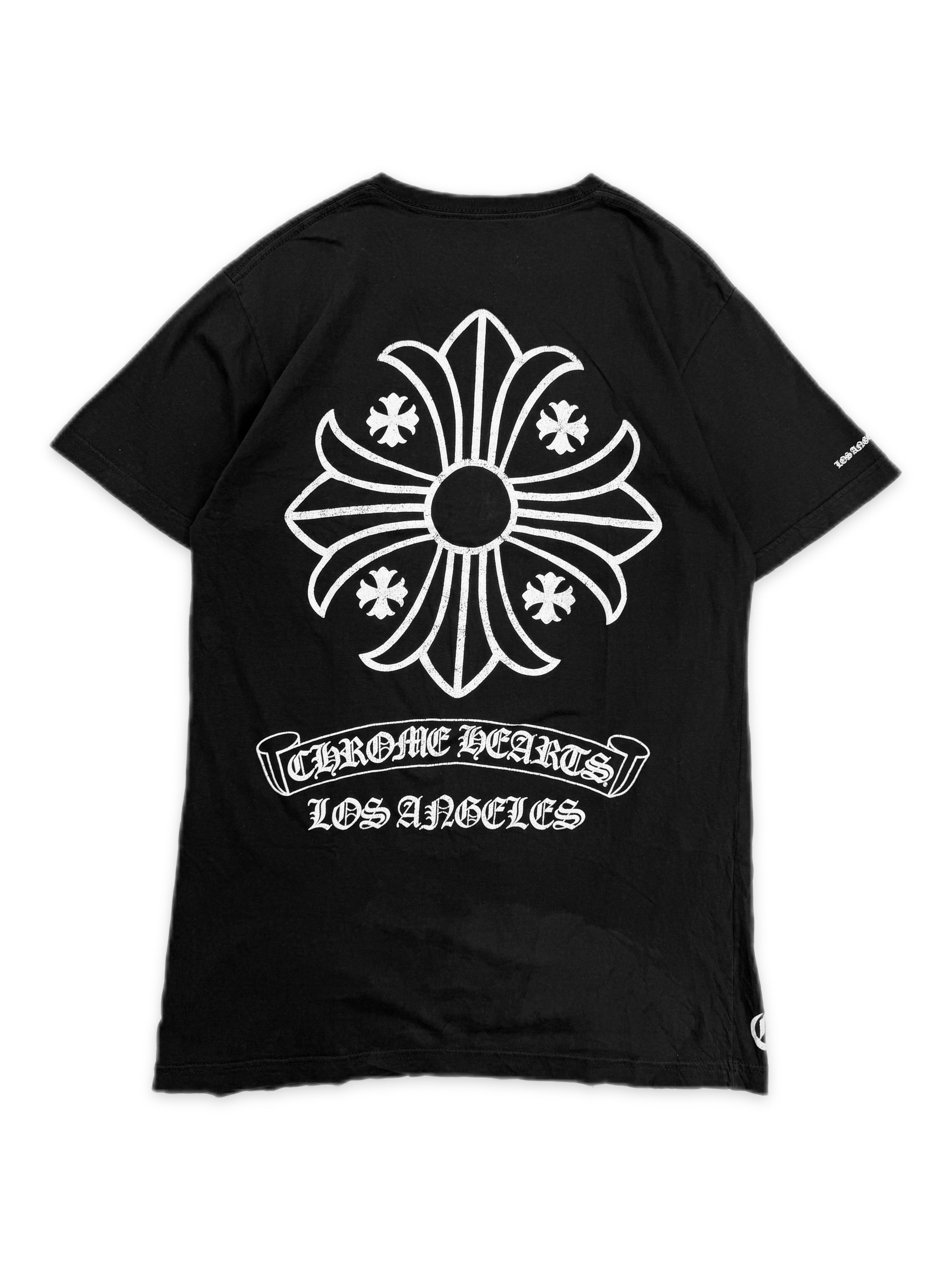 Chrome Hearts Los Angeles Exclusive Plus Logo Black T-Shirt