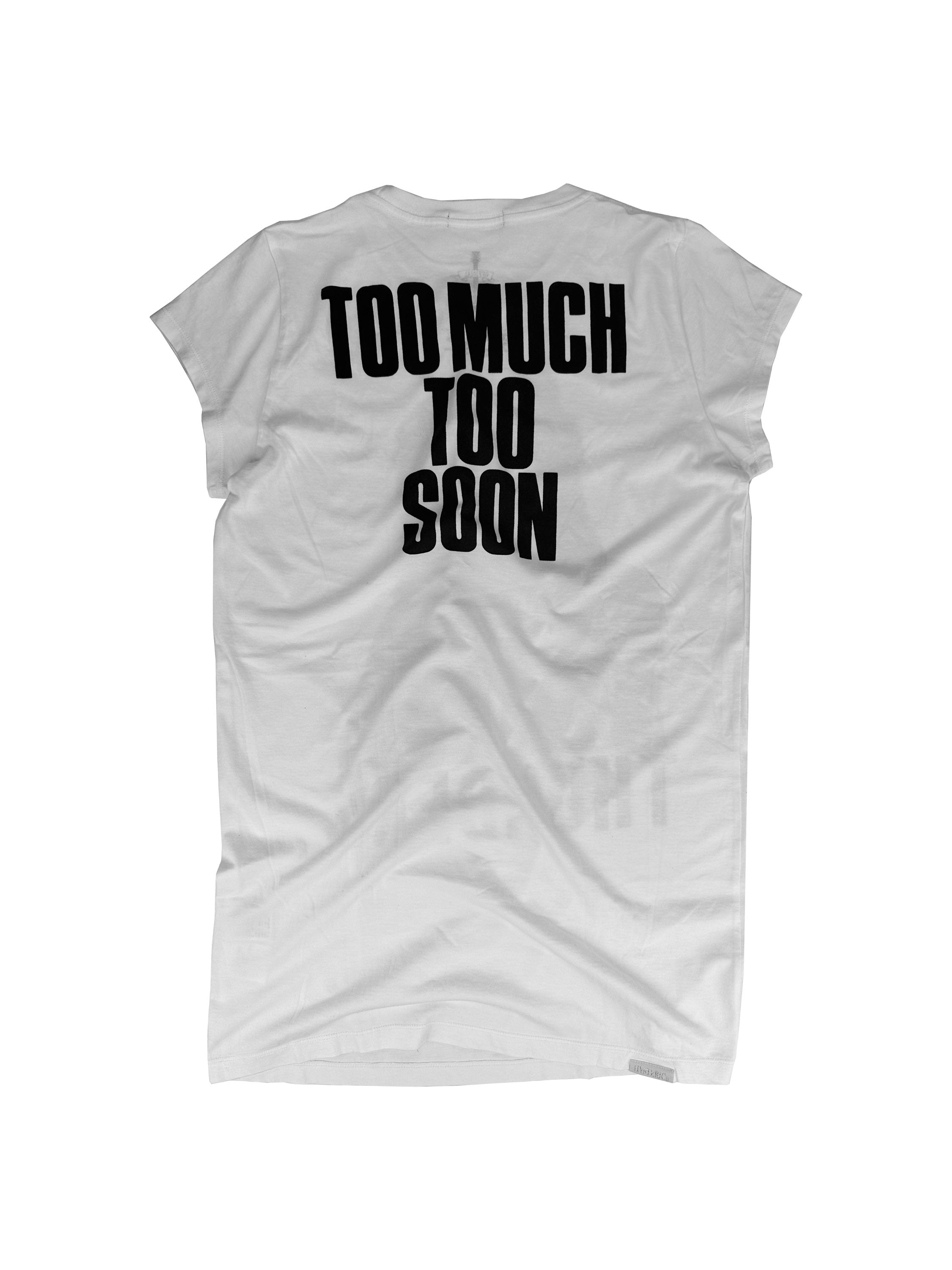 Hysteric Glamour ‘Too Much Too Soon’ Rock Portrait Tank-top