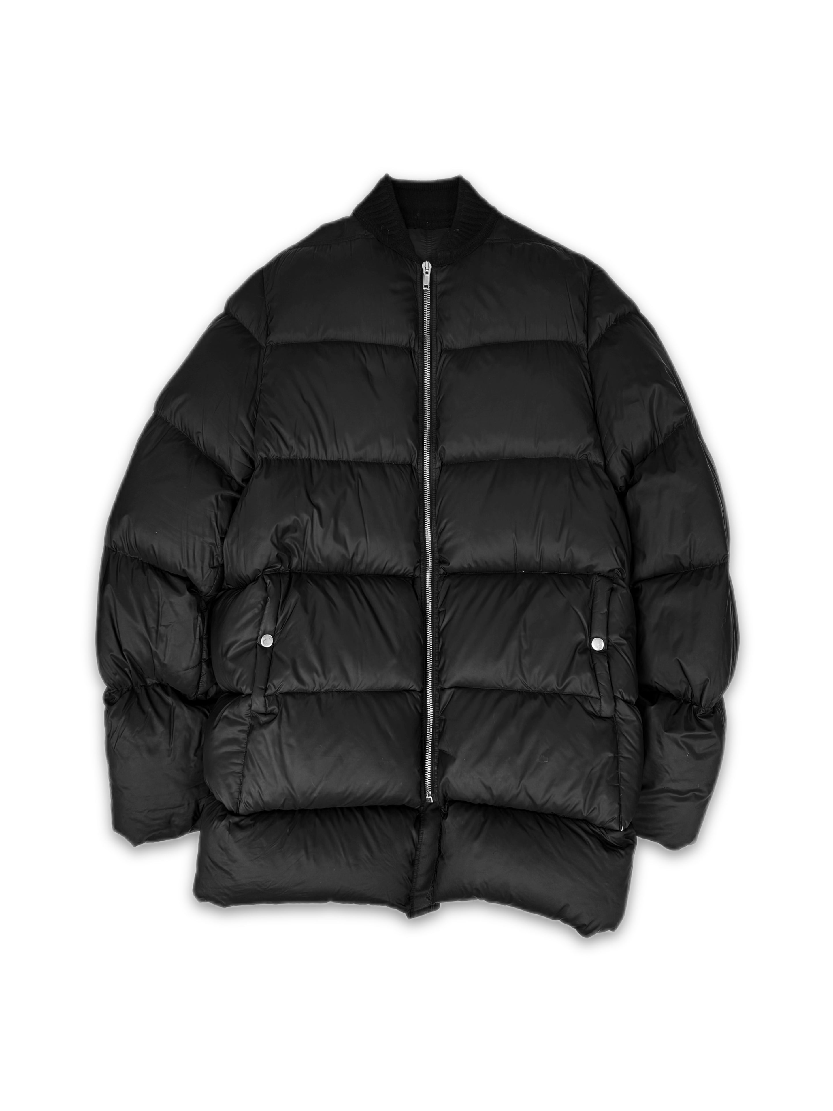 AW17 Rick Owens ‘Glitter’ Keyring Down Fill Puffer Trench Coat