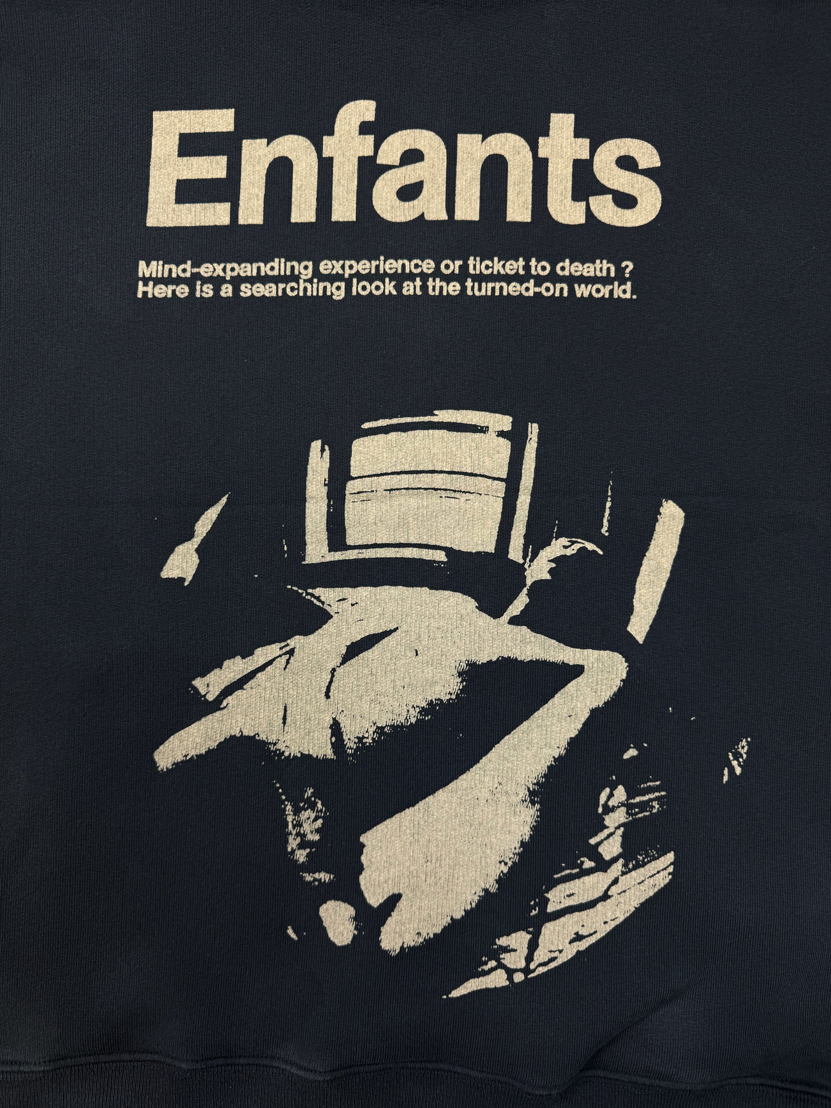 AW23 Enfants Riches Deprimes ‘Ticket to Death’ Cropped Hoodie