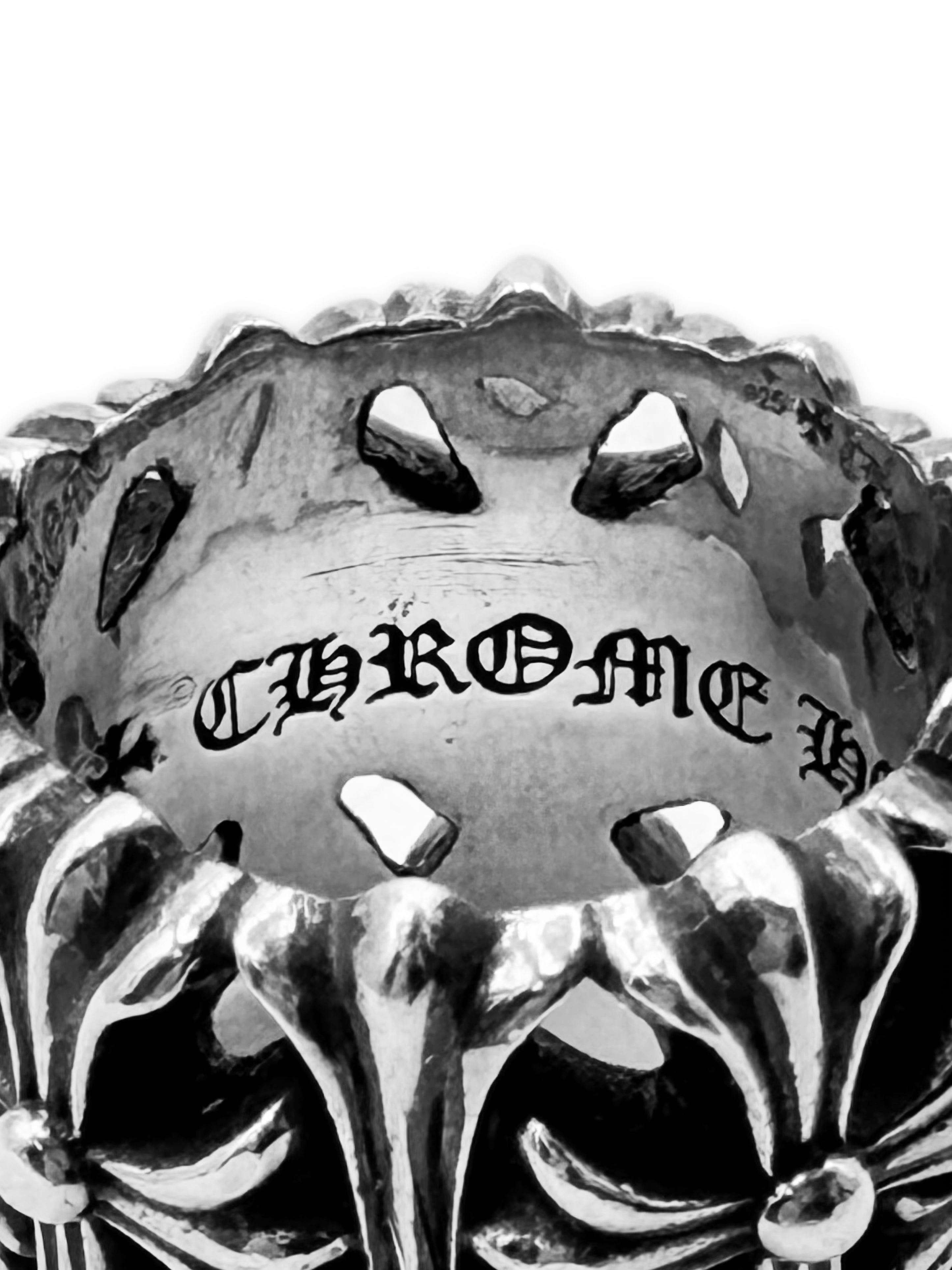 Chrome Hearts Cemetery Cross .925 Silver Ring