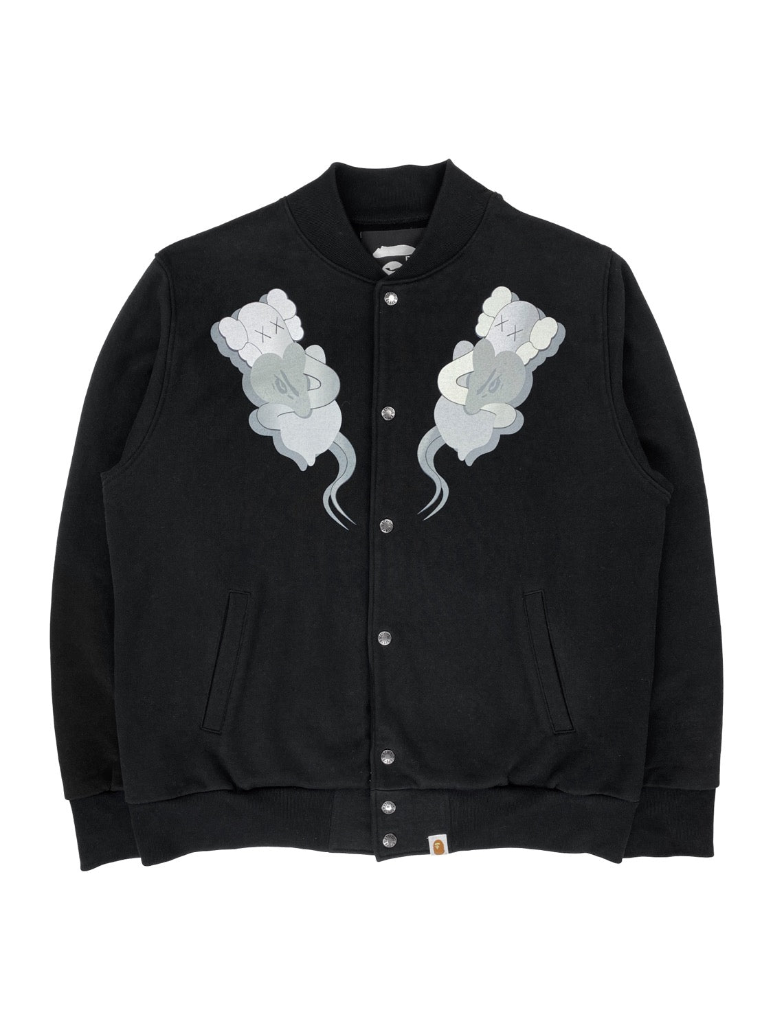 2007 A Bathing Ape x Kaws Companion Twin Logo Varsity Jacket