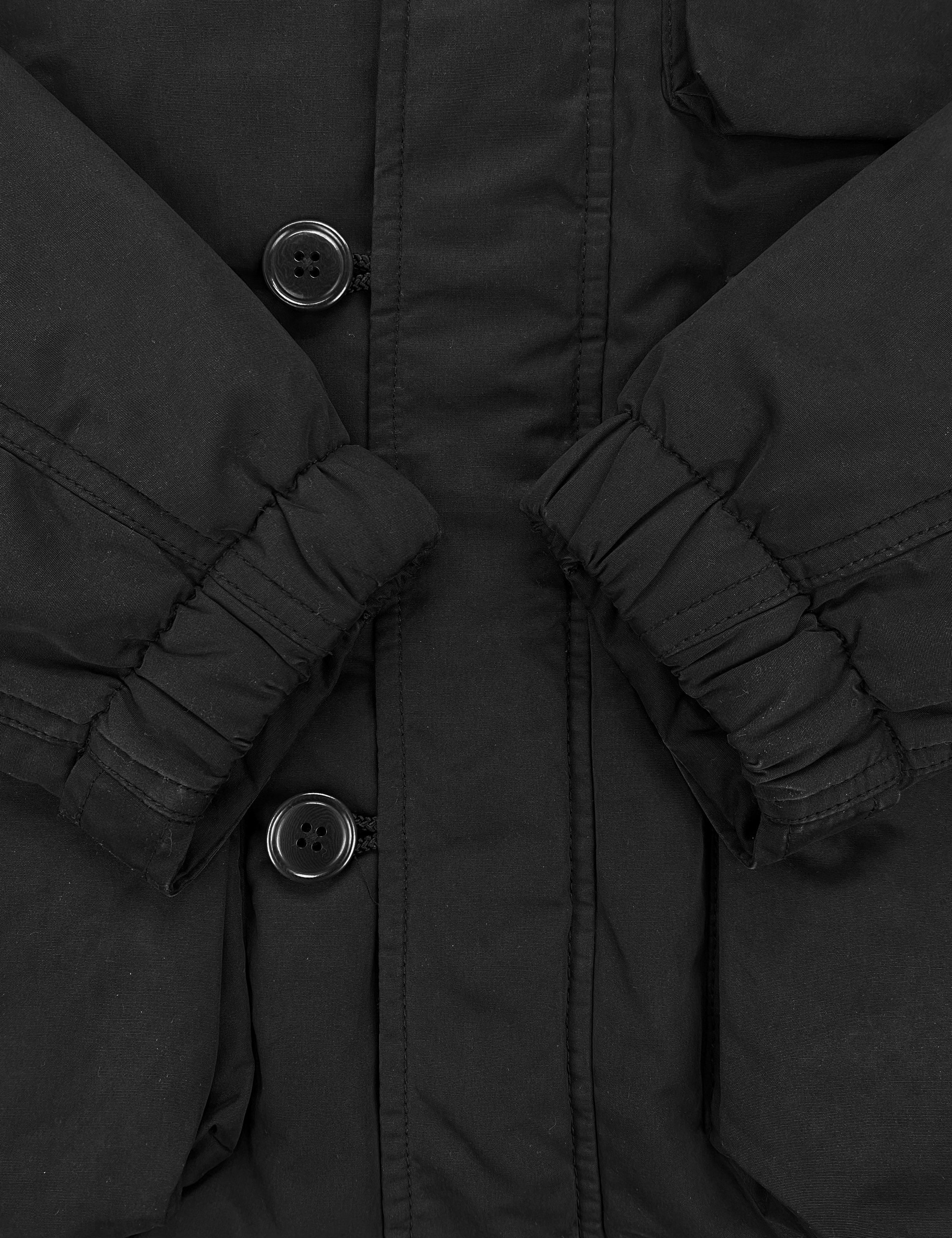 Number (N)ine Slate Grey Down Fill Padded Cargo Jacket