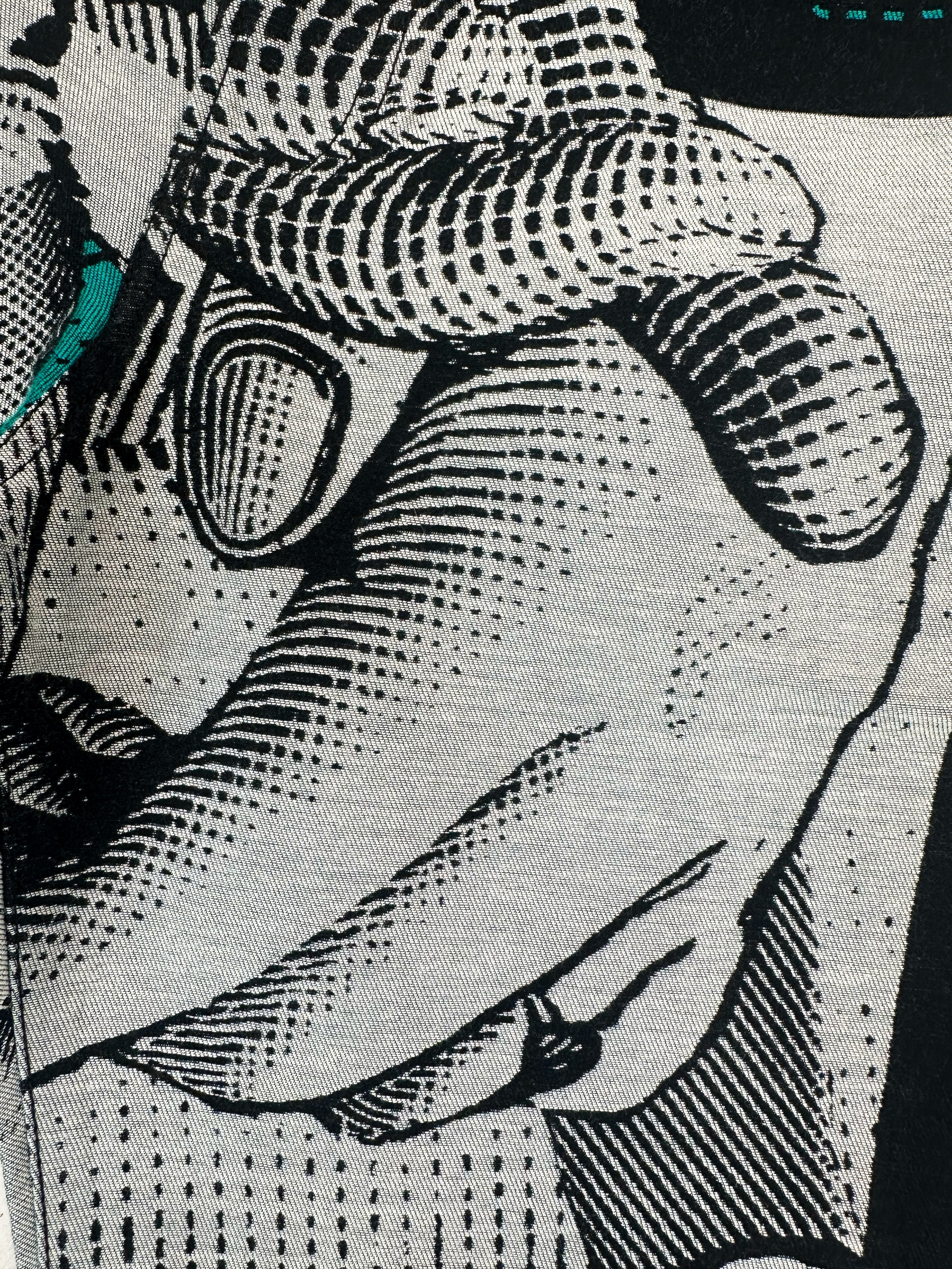 90s Issey Miyake x Tadanori Yokoo APOC Graphic Denim