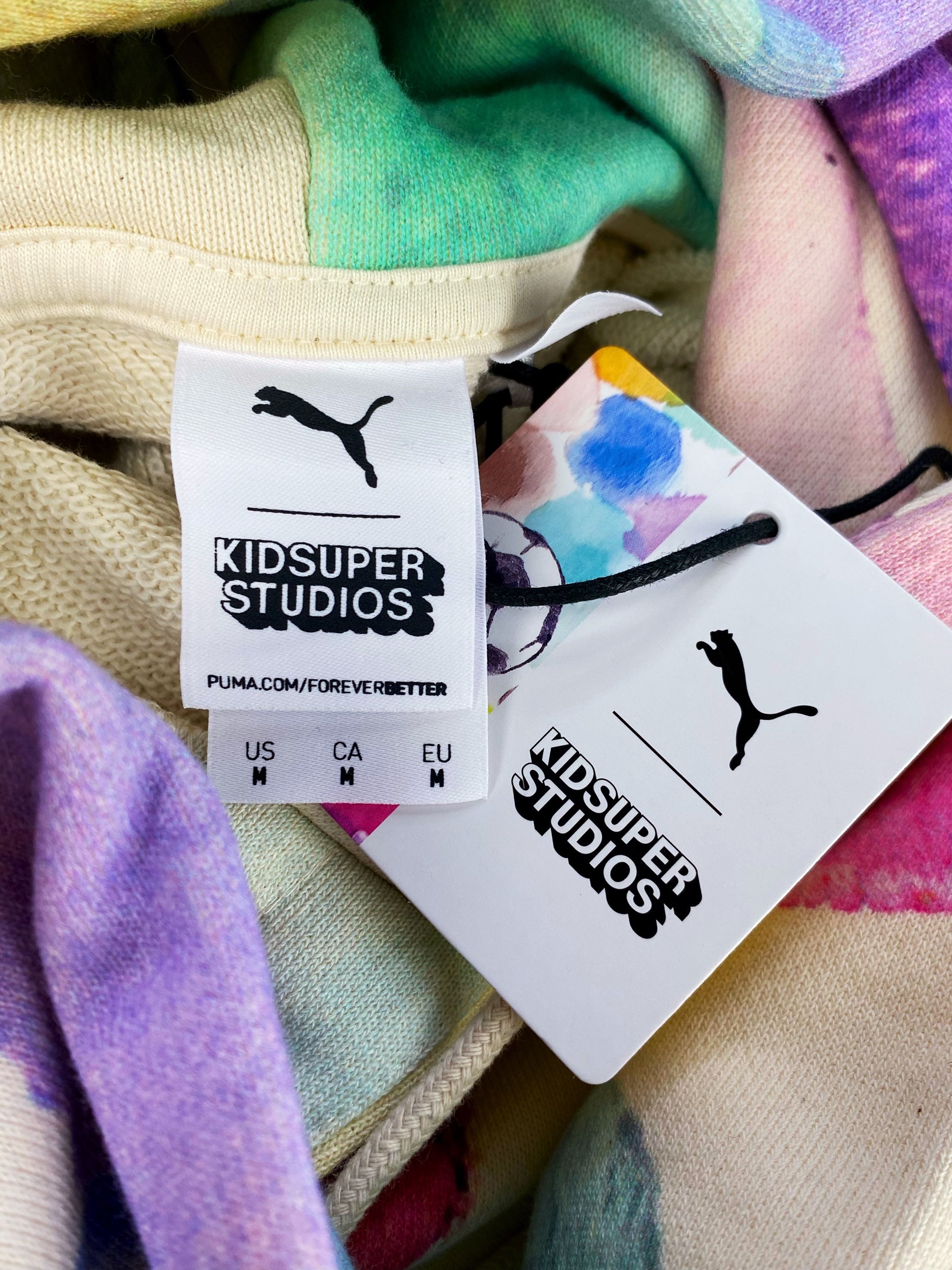 KidSuper Studios x Puma ‘Colour Block’ Embroidered Hoodie