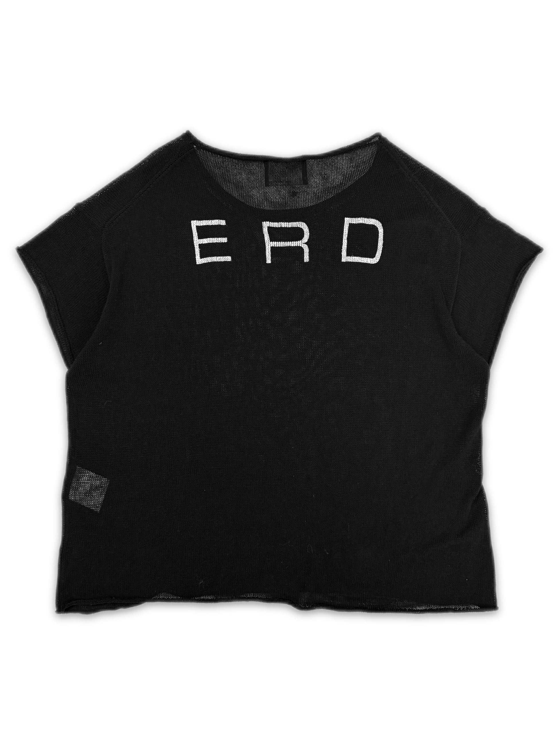 SS24 Enfants Riches Deprimes ‘Serial Killer Void’ Knit Cropped T-Shirt