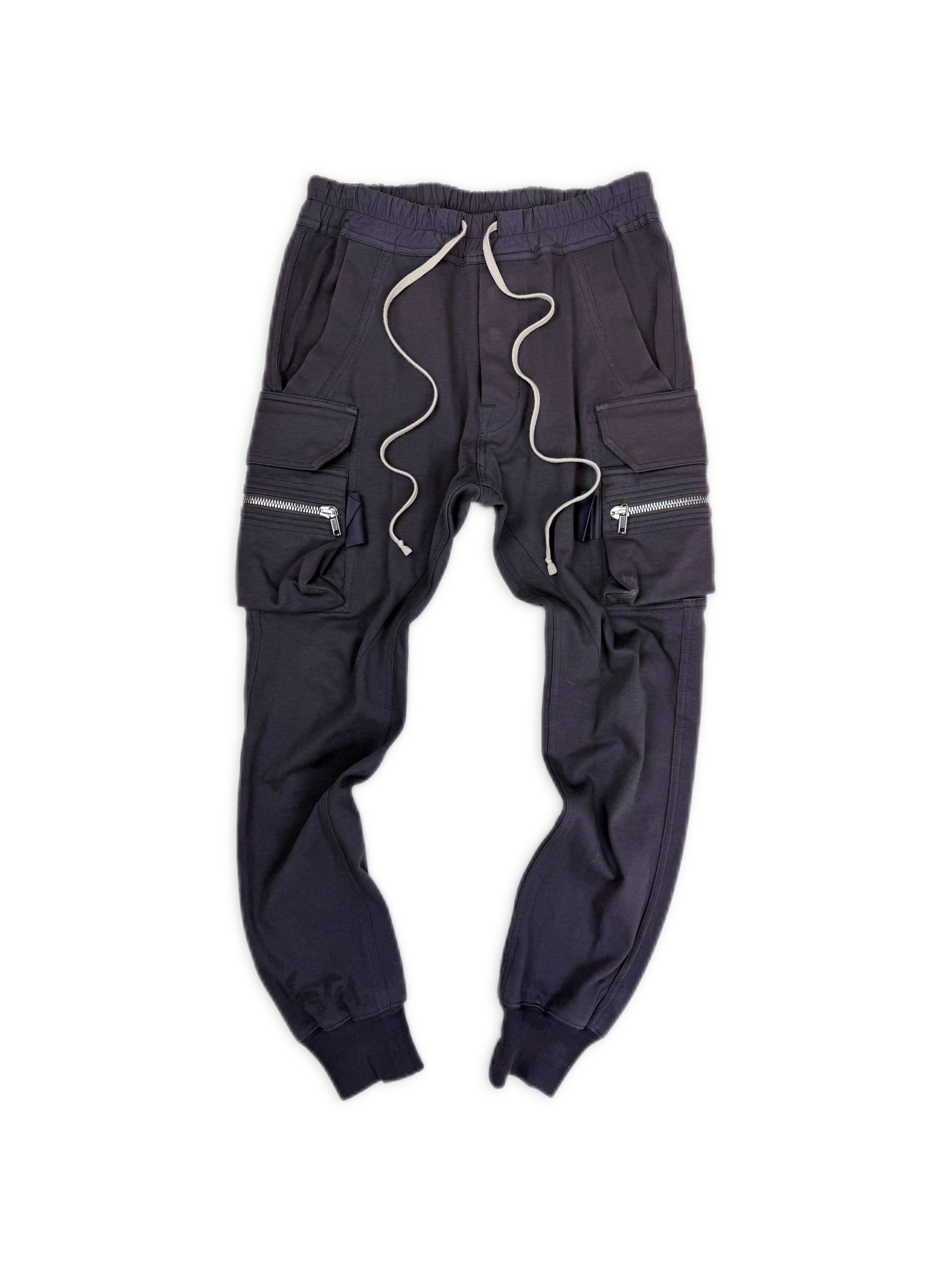SS22 Rick Owens ‘Phlegethon’ Plum Drawstring Cargo Pants