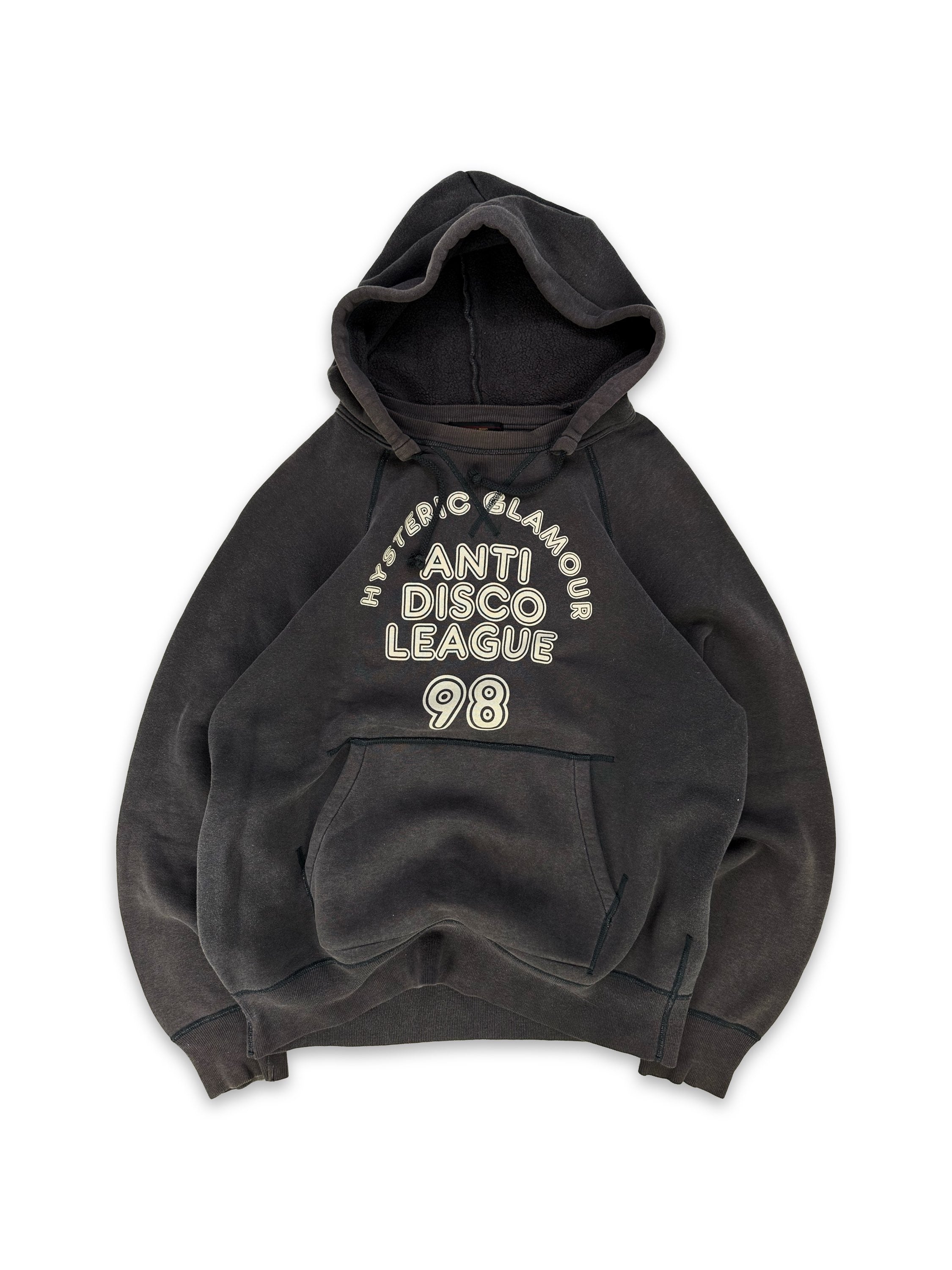 00s Hysteric Glamour ‘Disco League’ Sun Faded Hoodie